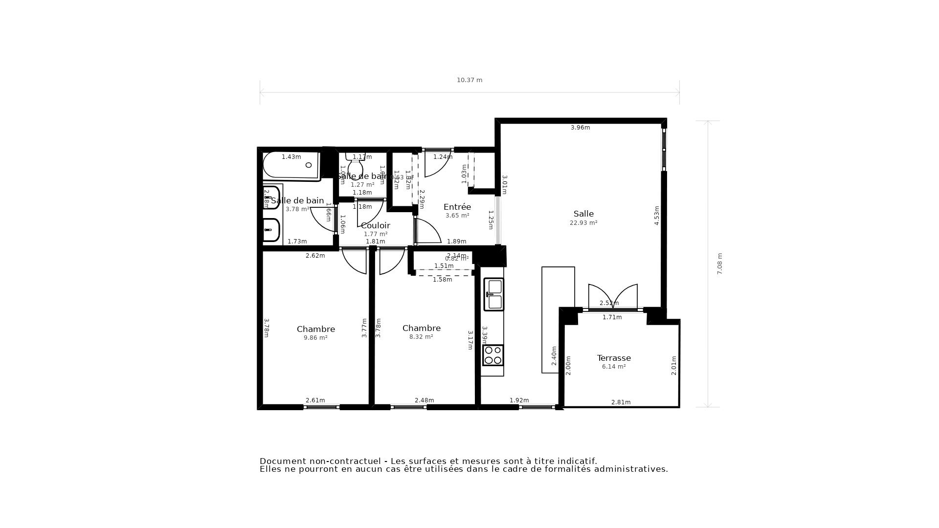 Vente Appartement CORBAS - 3 pièces - 66 m² - (69960)