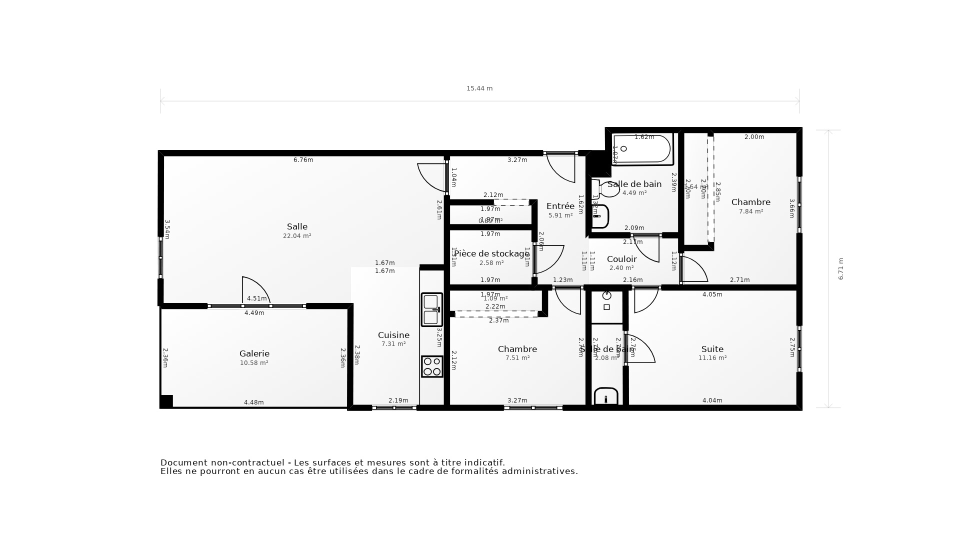 Vente Appartement FLOIRAC - 4 pièces - 80 m² - (33270)