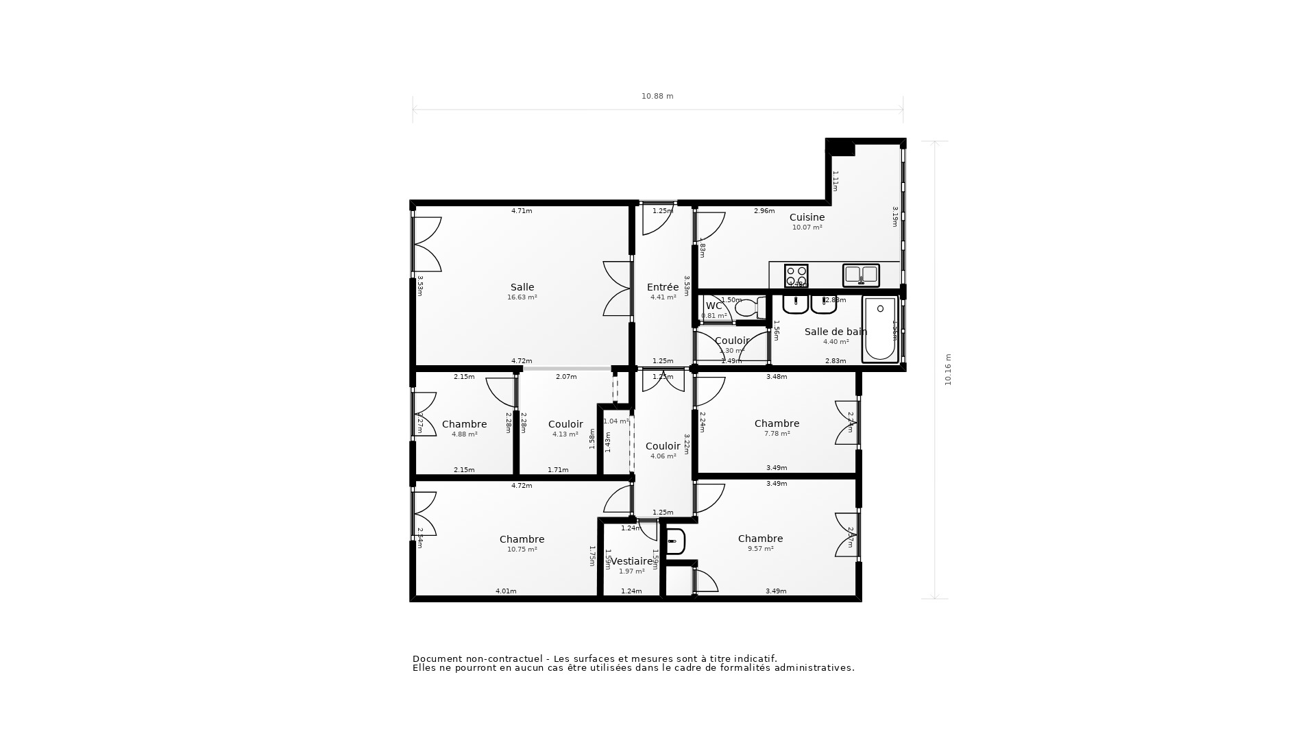 Vente Appartement TOULOUSE - 4 pièces - 103 m² - (31400)