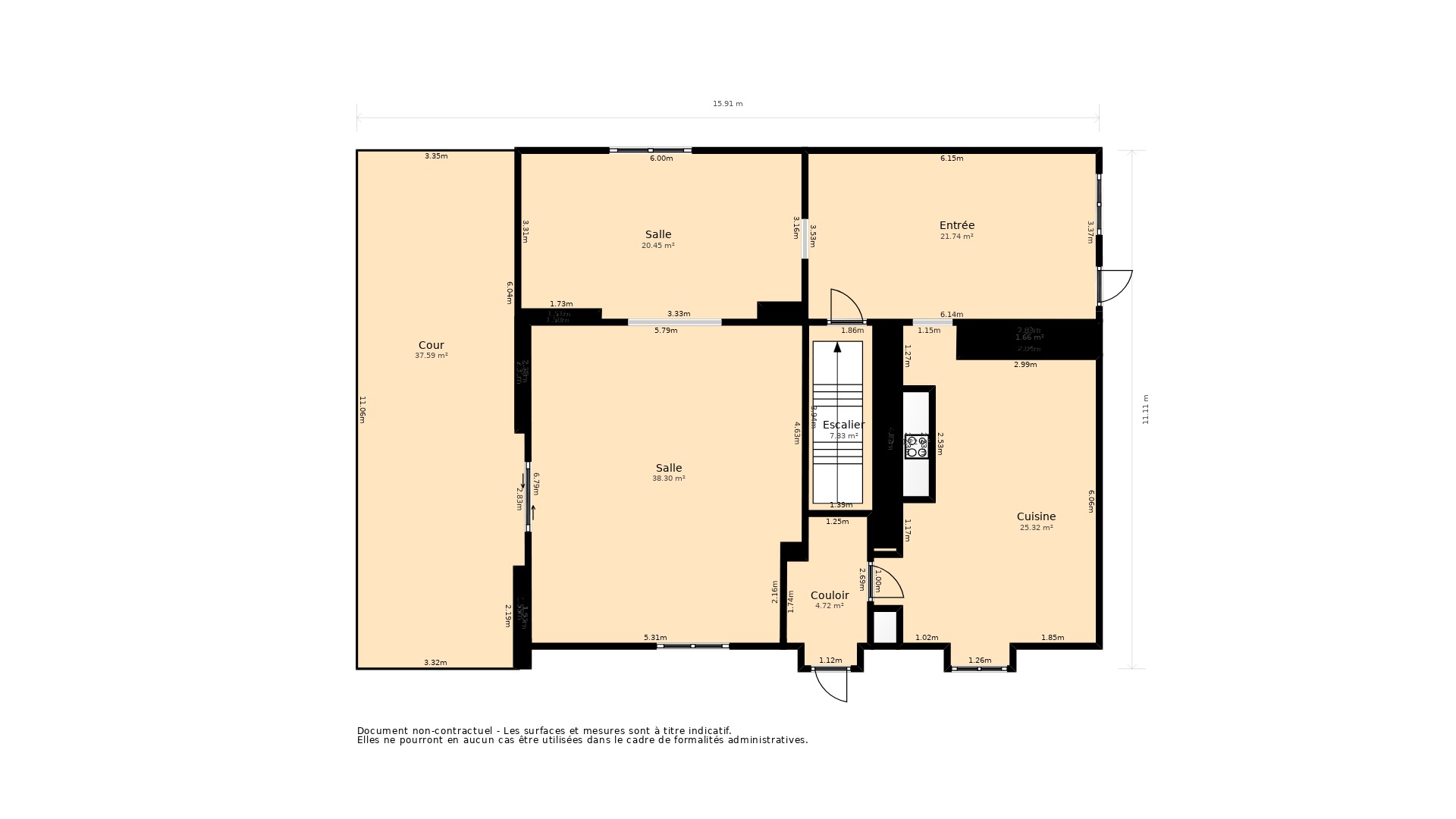 Vente Maison MONTJOIE EN COUSERANS - 5 pièces - 135,5 m² - (09200)