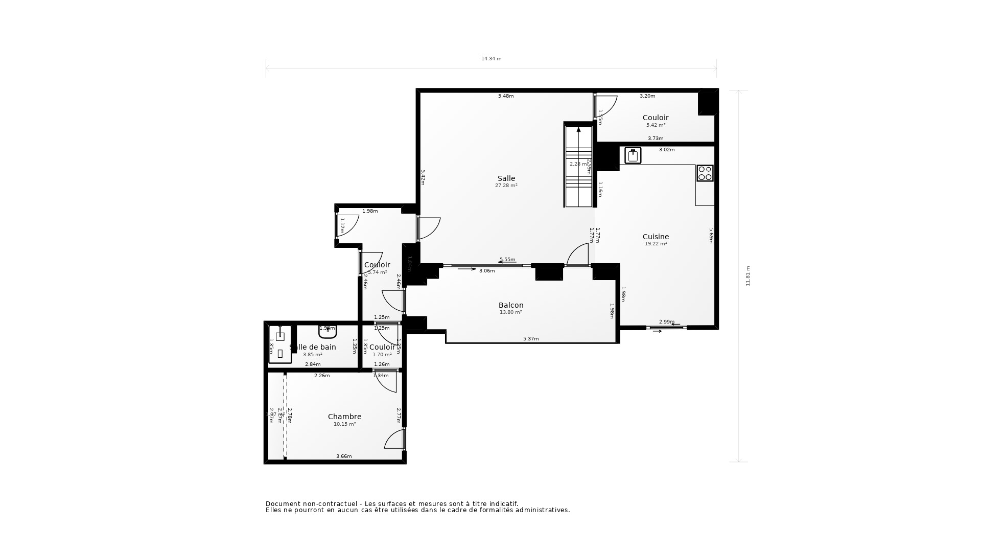 Vente Appartement BAYONNE - 4 pièces - 105 m² - (64100)