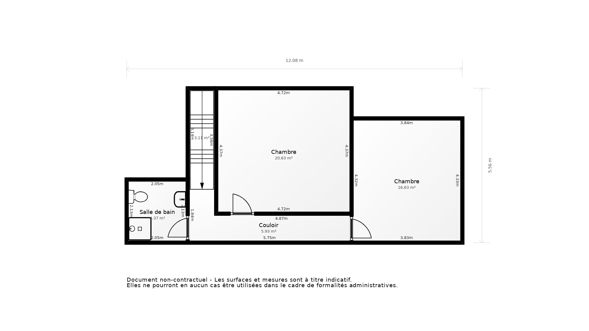 Vente Appartement BAYONNE - 4 pièces - 105 m² - (64100)