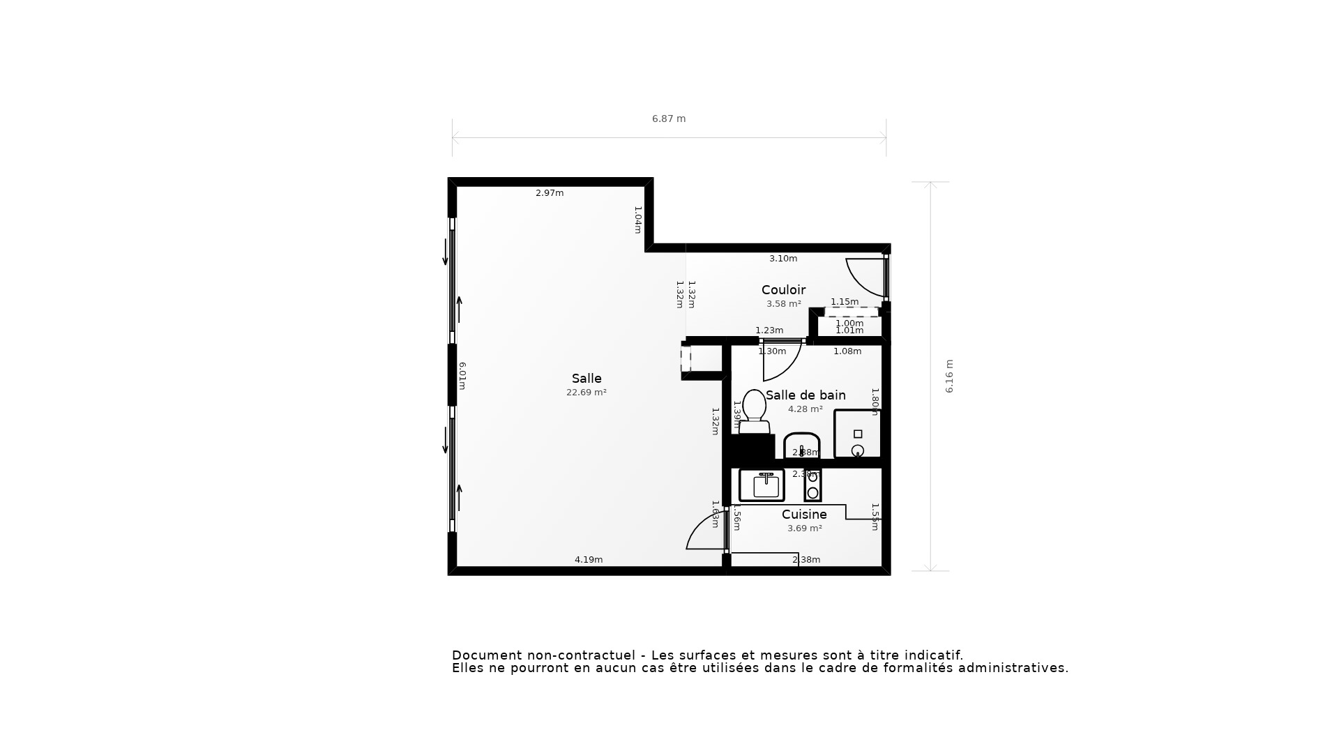 Vente Appartement ARCACHON - 1 pièce - 32 m² - (33120)
