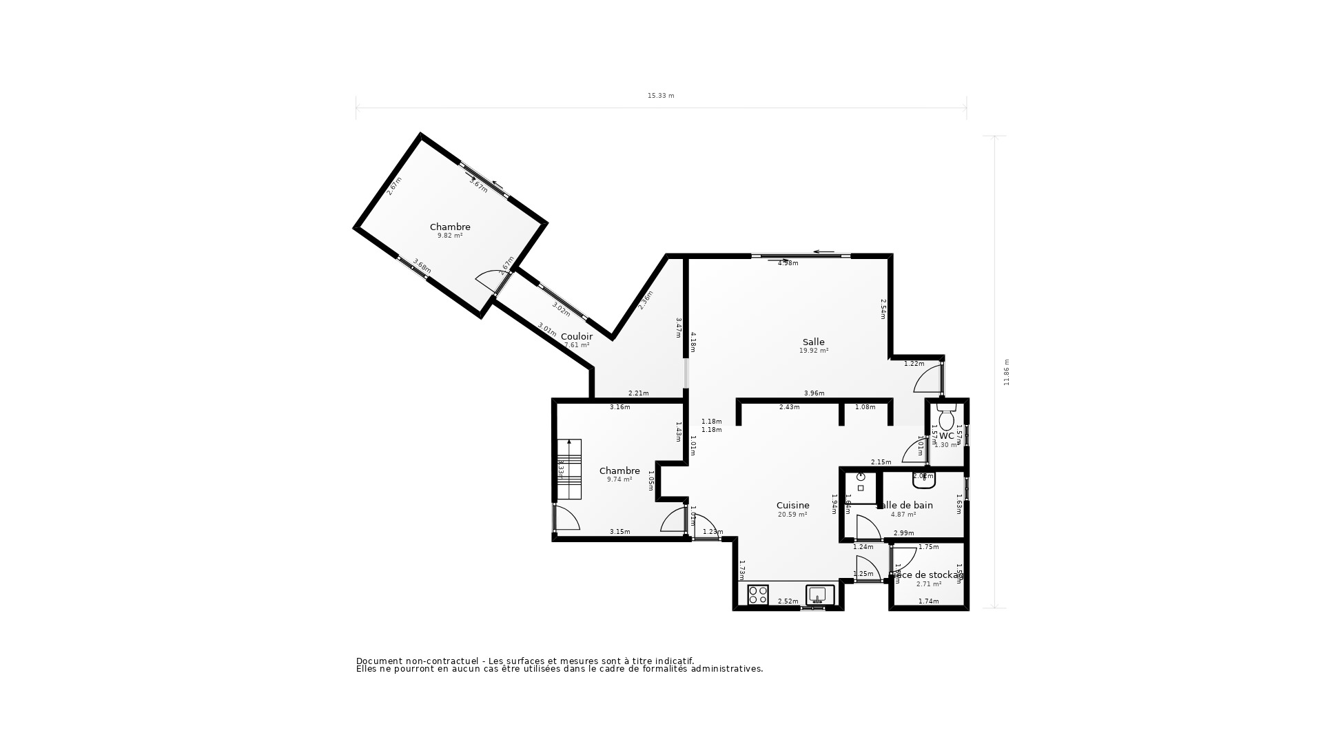 Vente Maison LA TREMBLADE - 3 pièces - 83 m² - (17390)