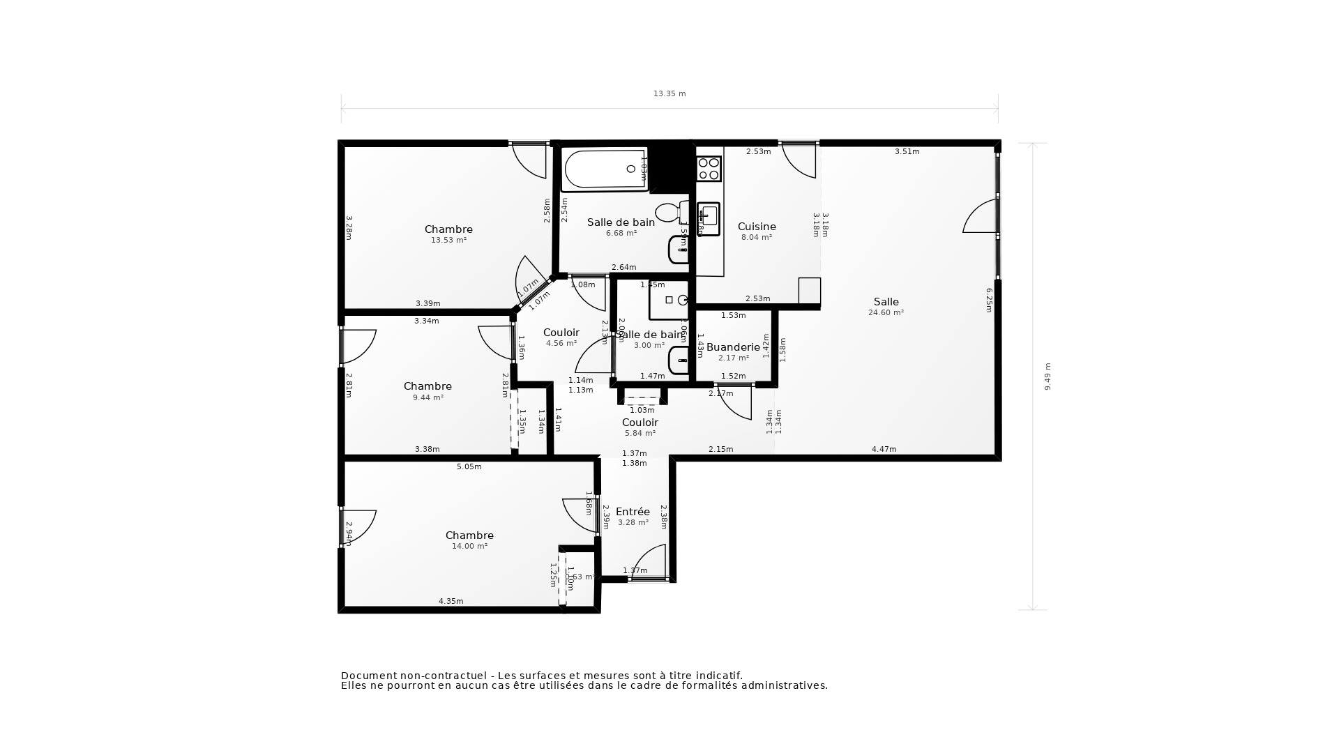 Vente Appartement L ISLE ADAM - 4 pièces - 75 m² - (95290)