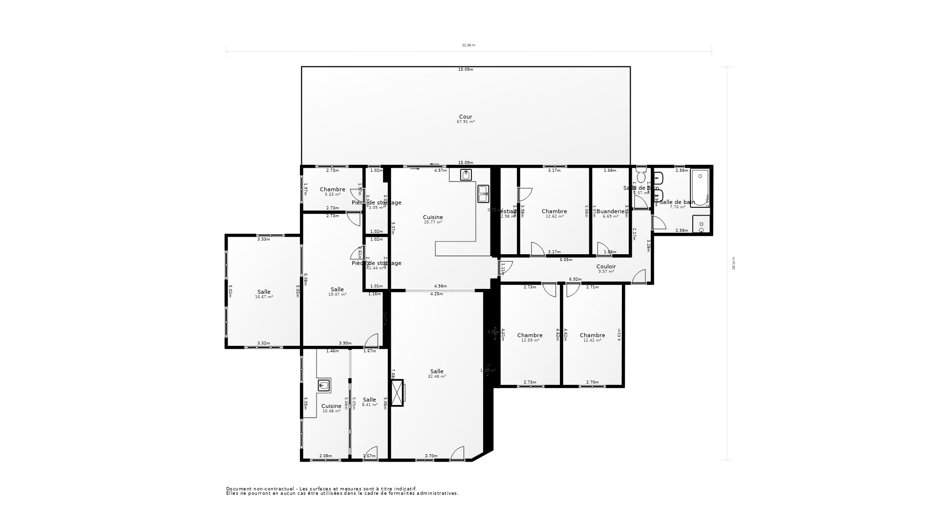 Vente Maison DONNEZAC - 4 pièces - 125 m² - (33860)