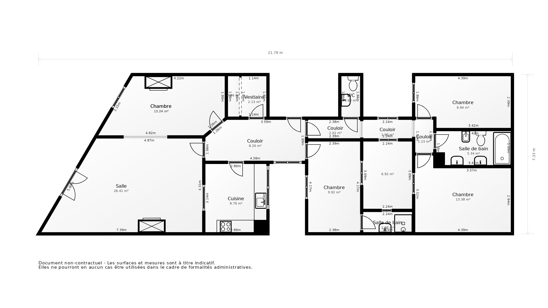 Vente Appartement BORDEAUX - 5 pièces - 120 m² - (33000)
