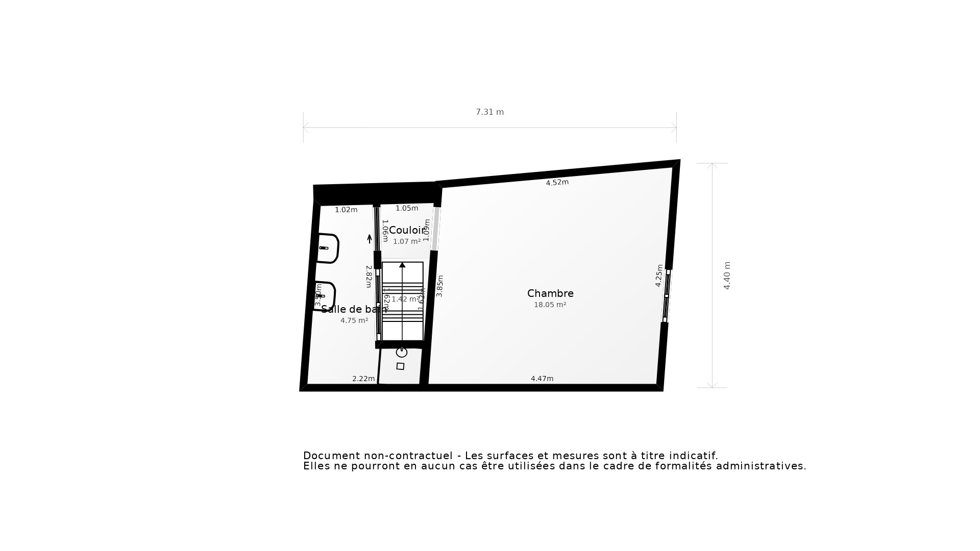 Vente Appartement LA ROCHELLE - 3 pièces - 50 m² - (17000)