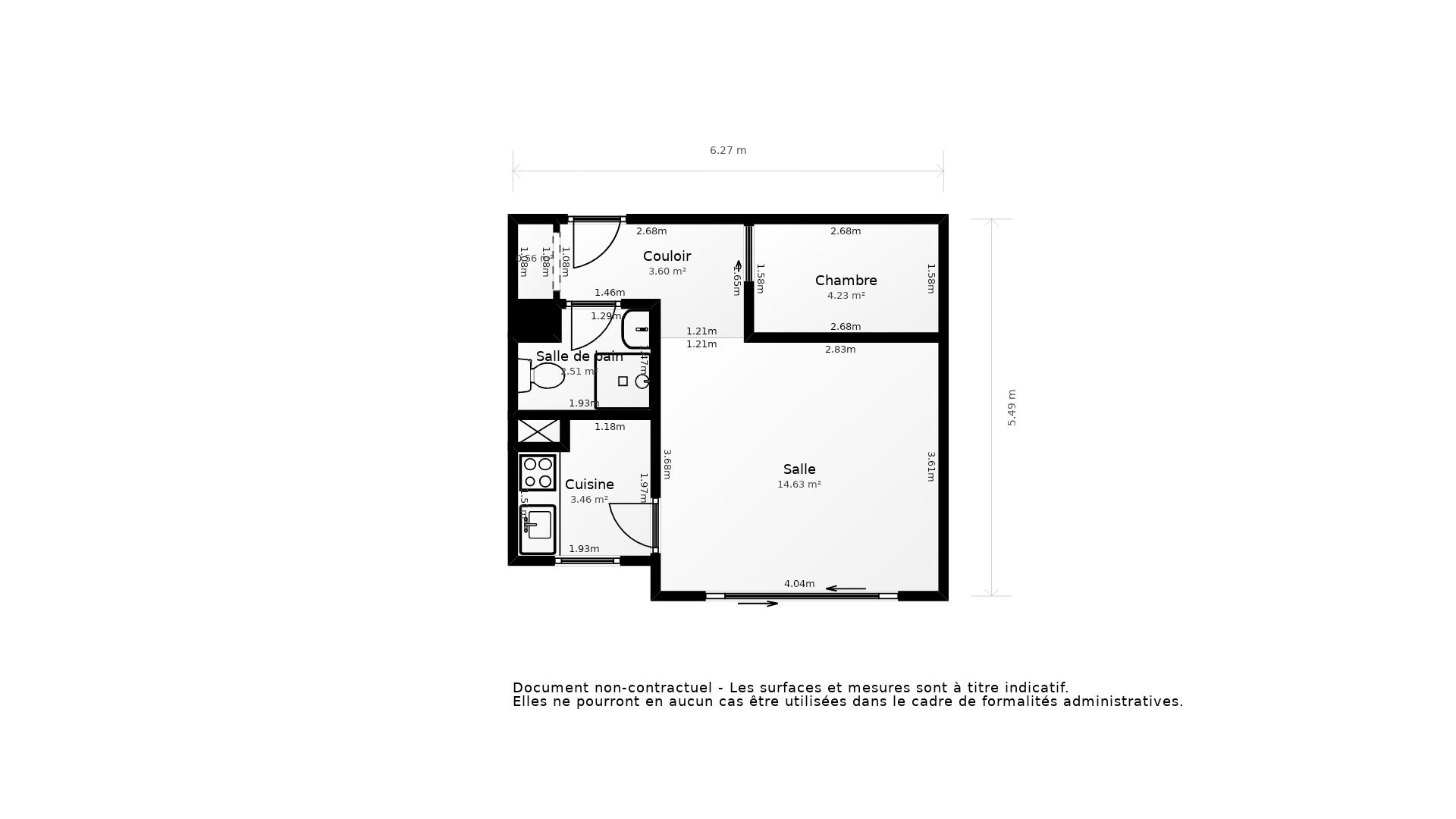 Vente Appartement ARCACHON - 1 pièce - 28 m² - (33120)