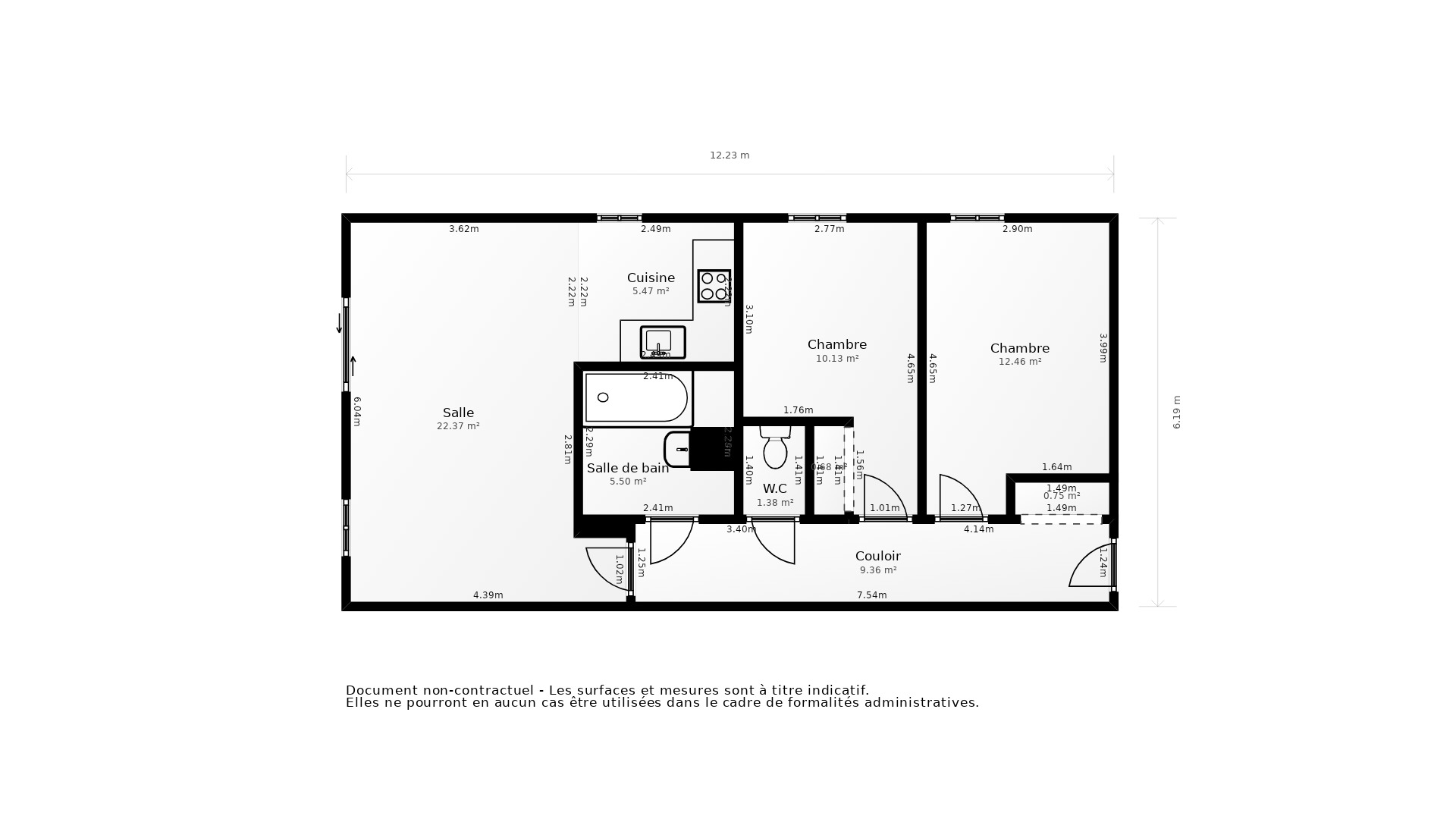 Vente Appartement PLOUGASTEL DAOULAS - 3 pièces - 64 m² - (29470)