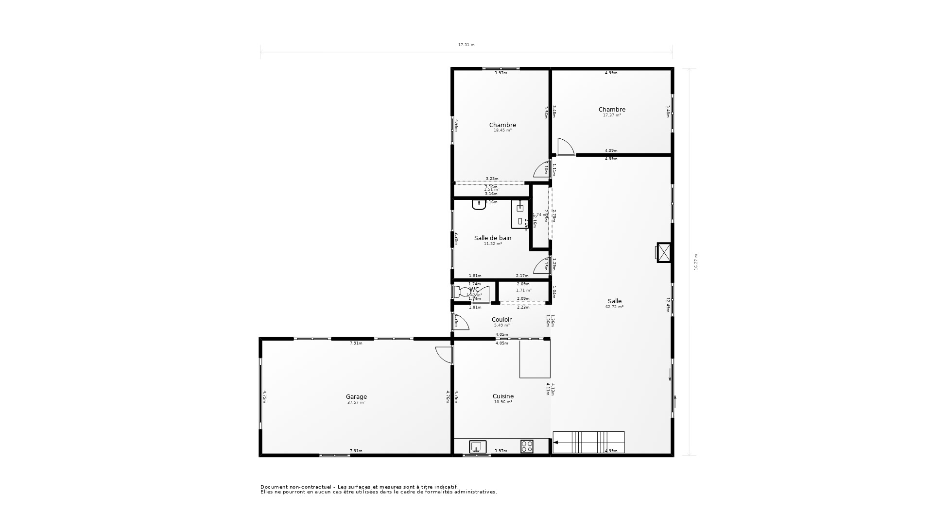 Vente Maison POULLAN SUR MER - 4 pièces - 100 m² - (29100)