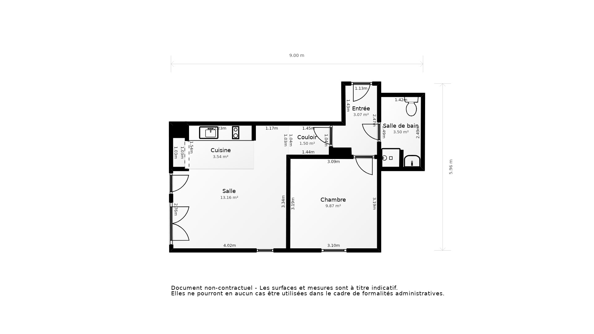 Vente Appartement VILLENAVE D ORNON - 2 pièces - 42 m² - (33140)