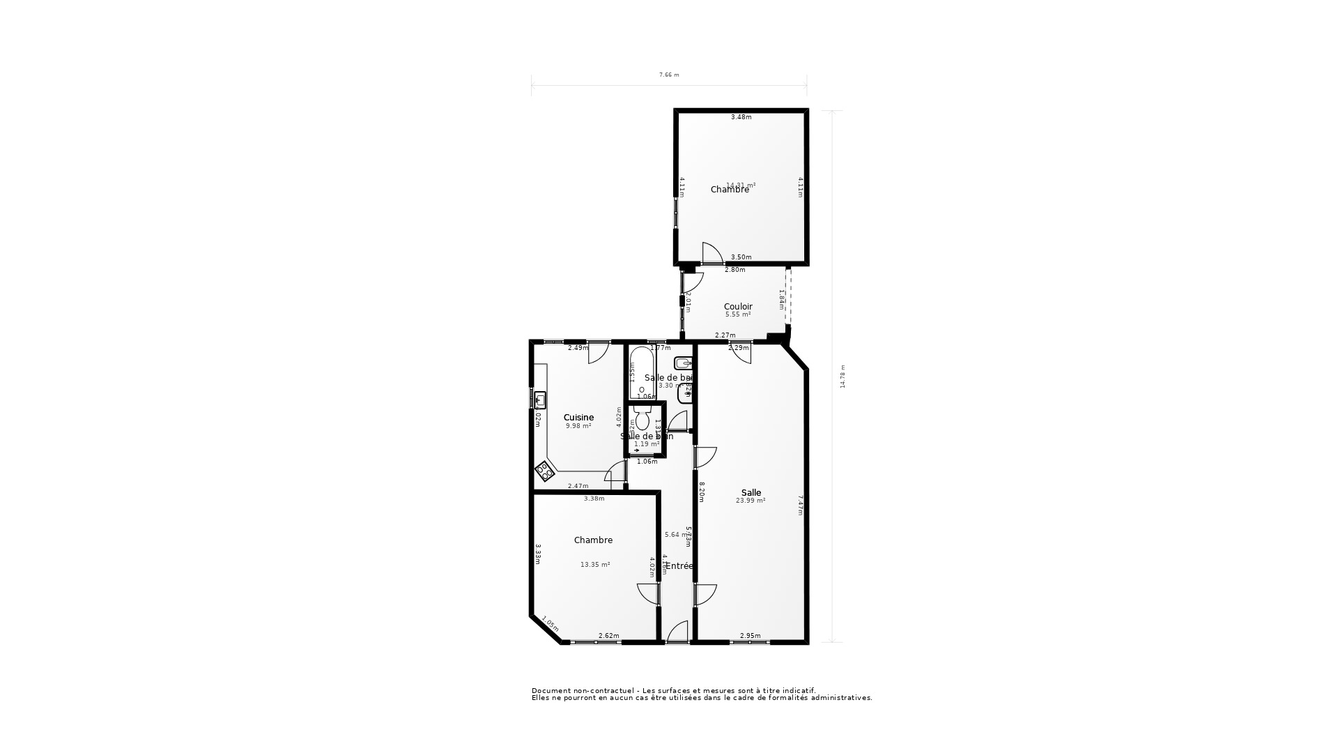 Vente Maison BORDEAUX - 4 pièces - 88 m² - (33000)