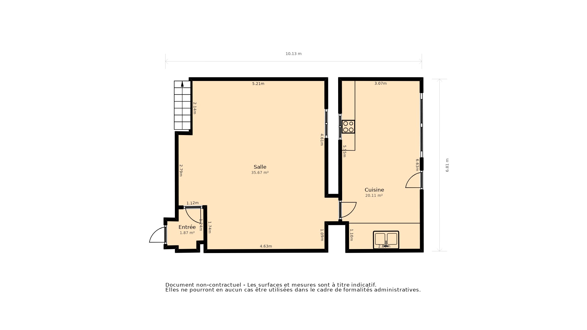 Vente Maison PUGNAC - 3 pièces - 97 m² - (33710)