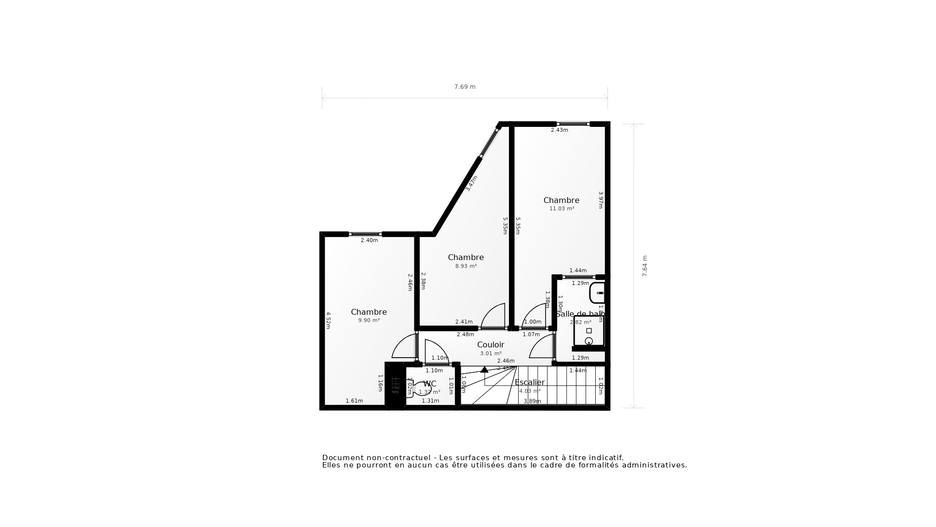 Vente Appartement BORDEAUX - 4 pièces - 75 m² - (33300)