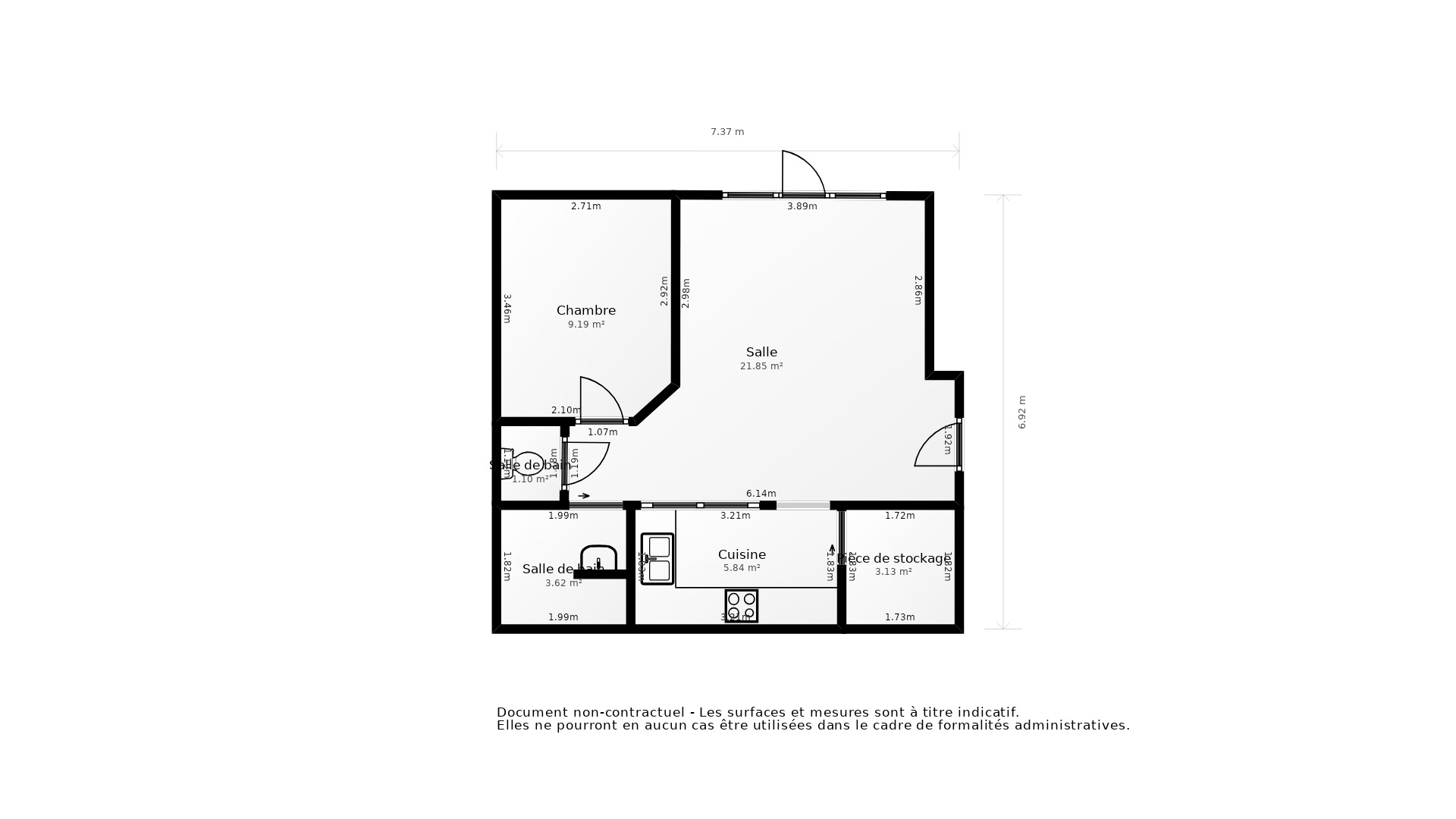 Vente Appartement ANDERNOS LES BAINS - 2 pièces - 41 m² - (33510)
