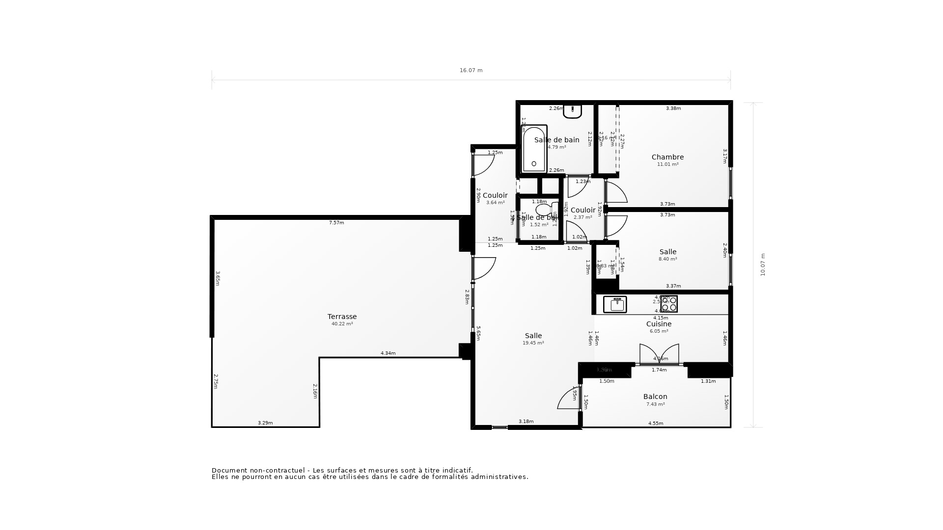 Vente Appartement VILLEURBANNE - 3 pièces - 61 m² - (69100)