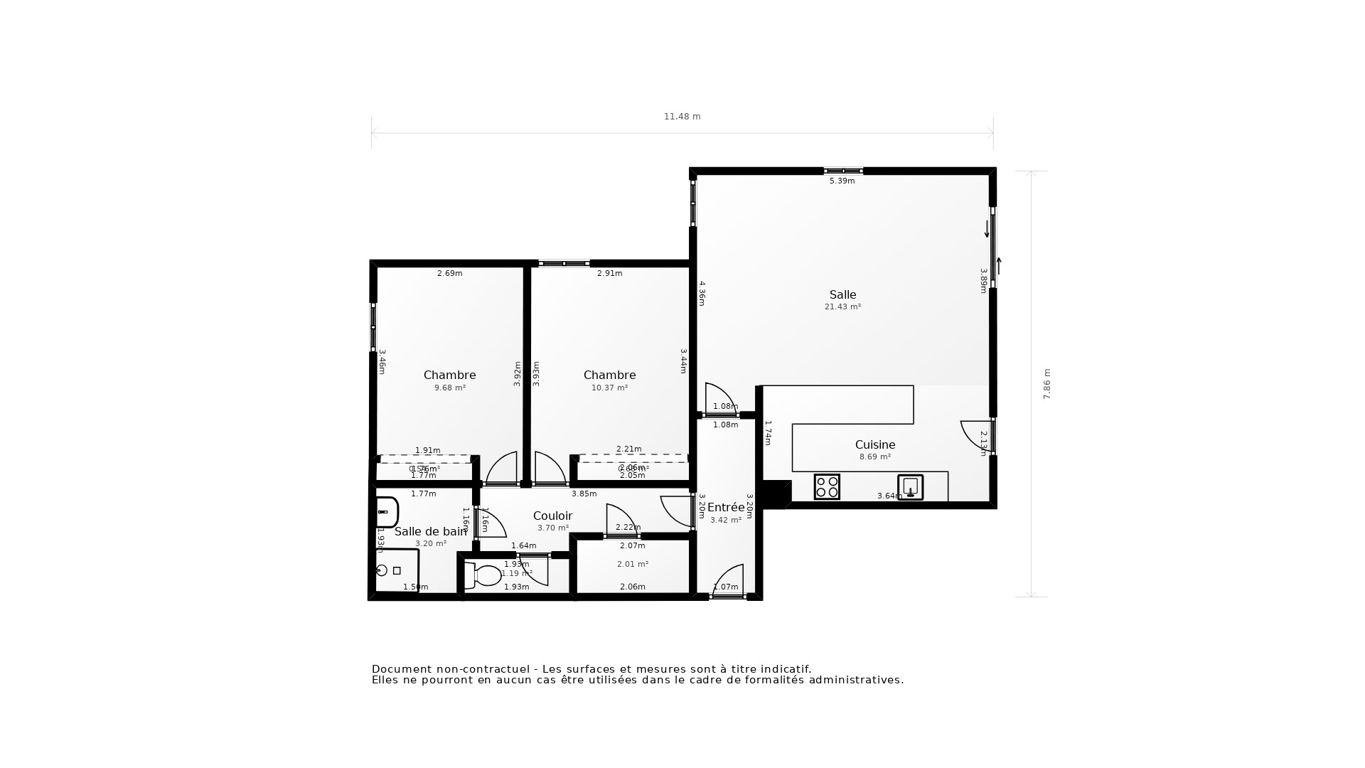 Vente Appartement CASTANET TOLOSAN - 3 pièces - 71 m² - (31320)