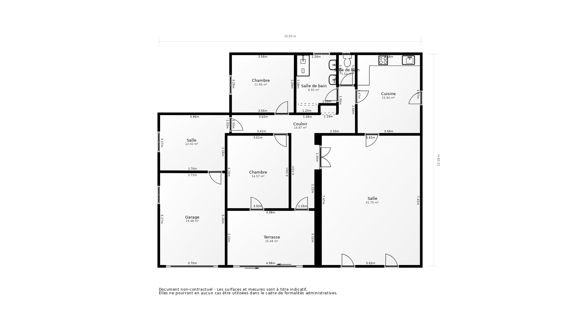 Vente Maison SOUSSAC - 5 pièces - 130 m² - (33790)