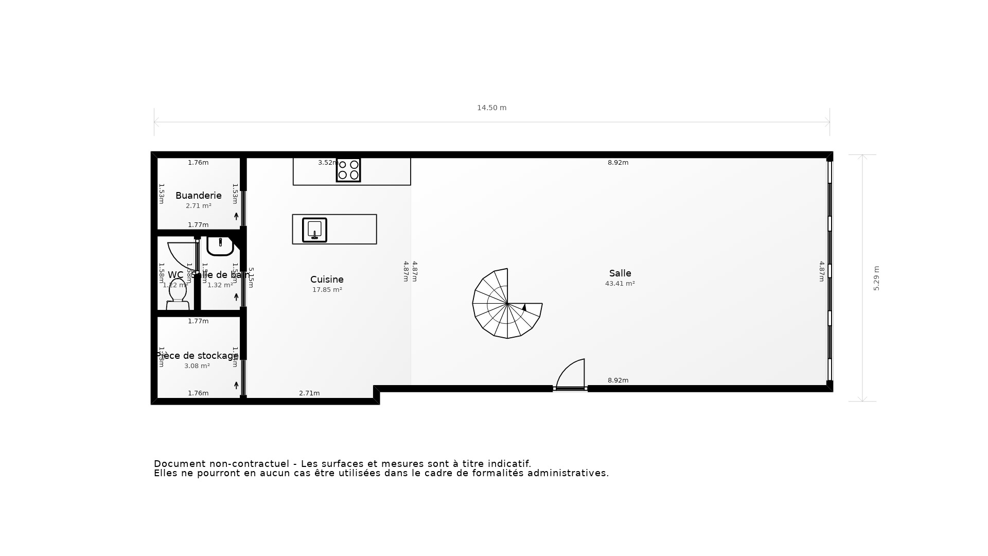 Vente Appartement BORDEAUX - 4 pièces - 114 m² - (33100)