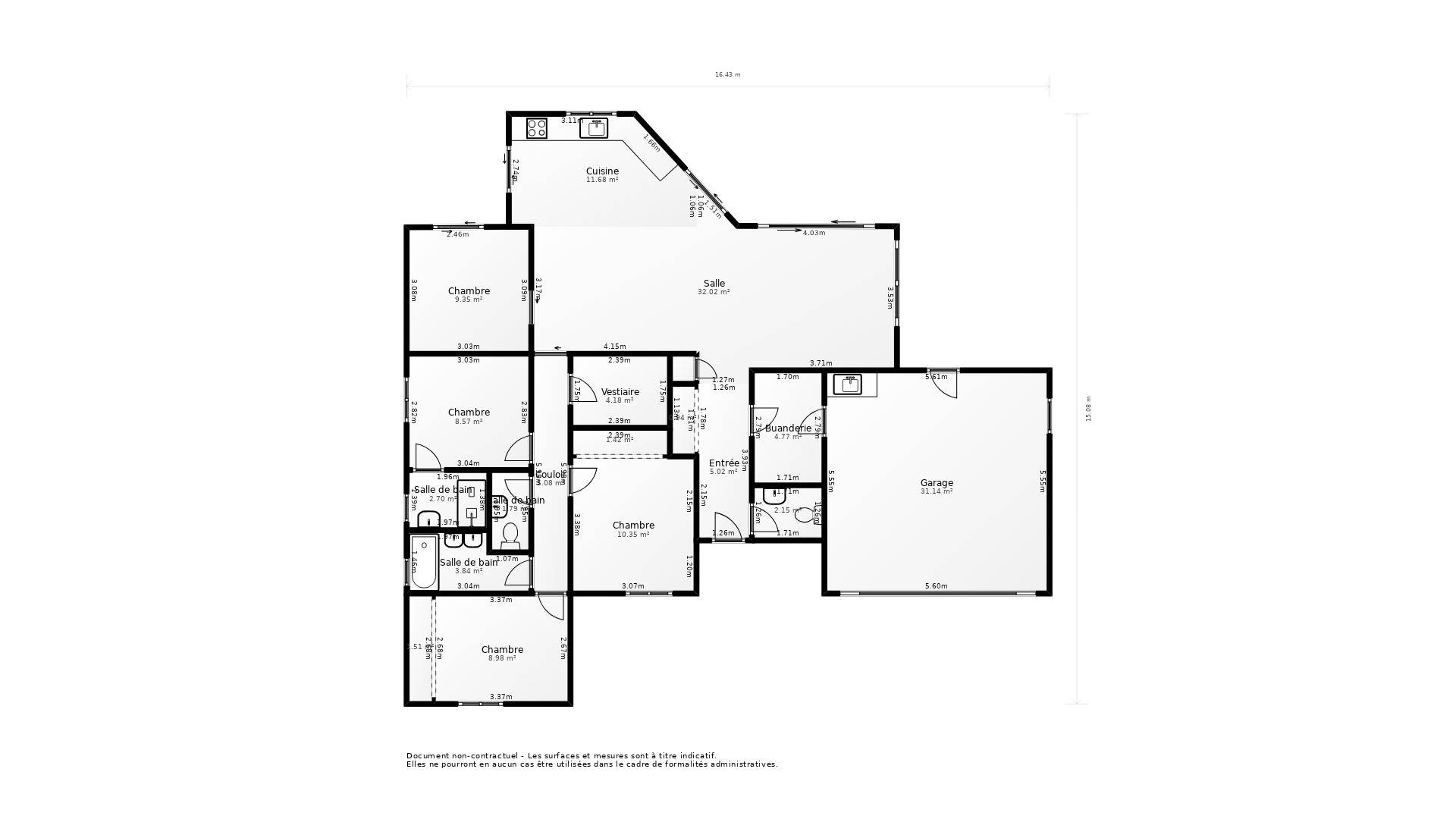 Vente Maison POMPIGNAC - 6 pièces - 129 m² - (33370)