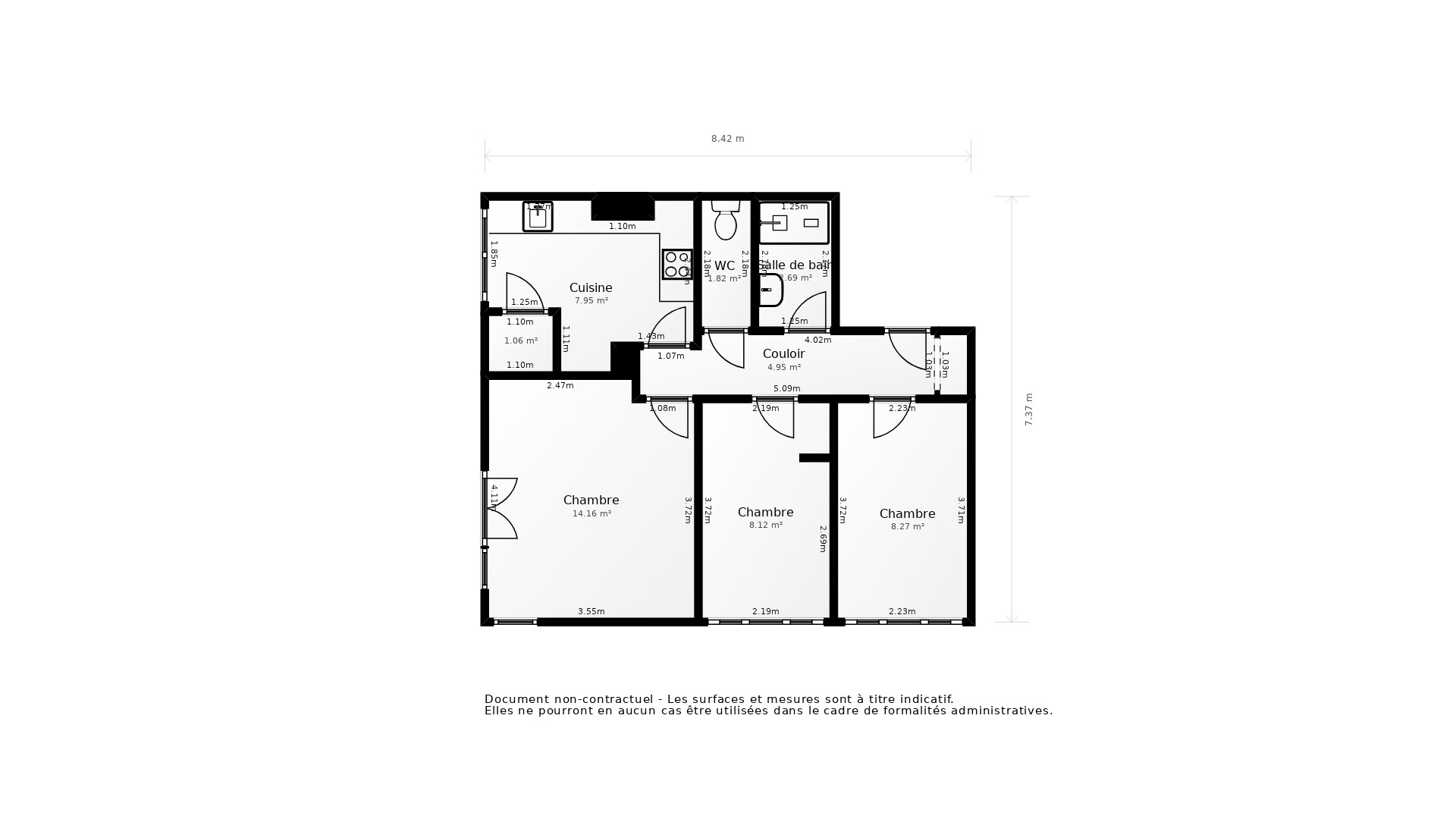 Vente Appartement ST CYR L ECOLE - 3 pièces - 56 m² - (78210)