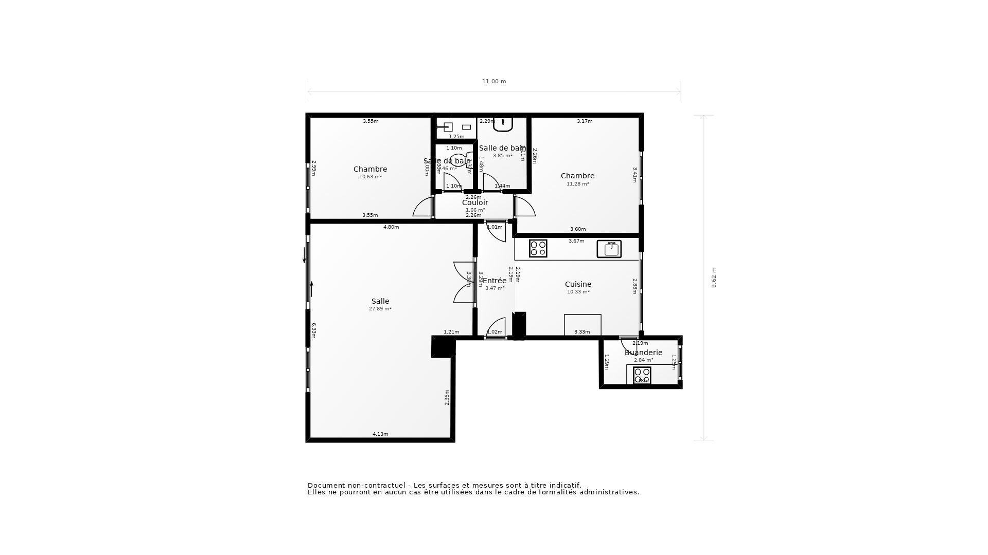 Vente Appartement POISSY - 4 pièces - 69,1 m² - (78300)