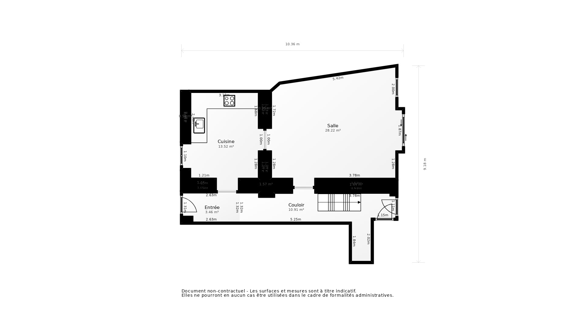 Vente Maison VINDELLE - 3 pièces - 110 m² - (16430)