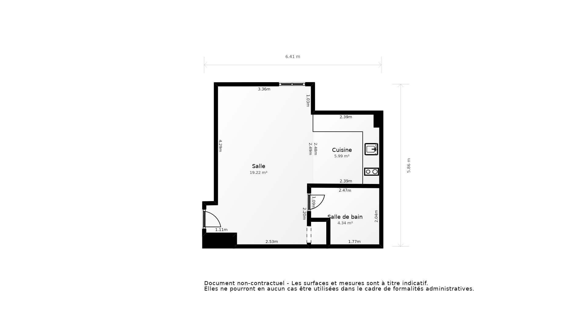 Vente Appartement LYON 06 - 1 pièce - 14,5 m² - (69006)