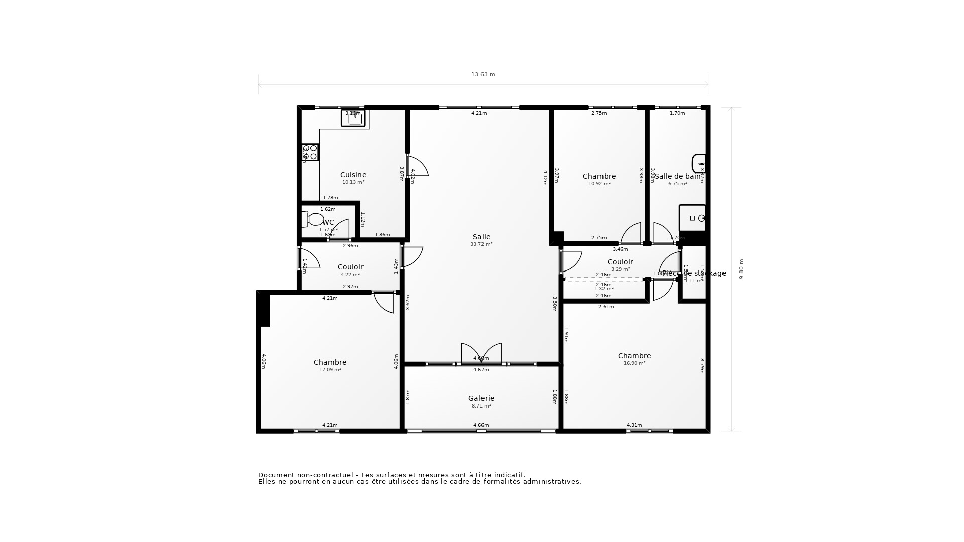 Vente Appartement PERIGUEUX - 4 pièces - 91 m² - (24000)