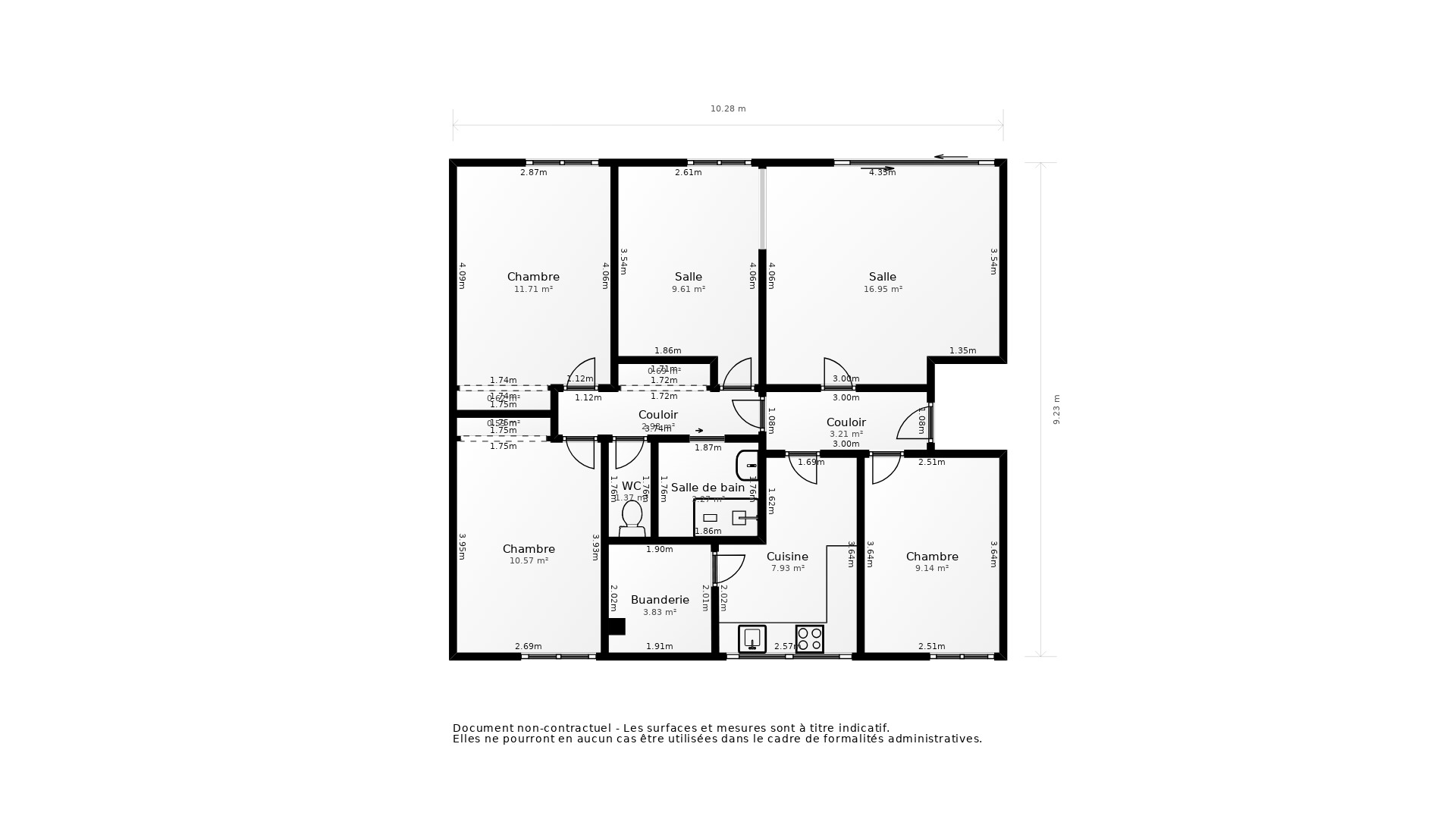 Vente Appartement BORDEAUX - 5 pièces - 83 m² - (33300)