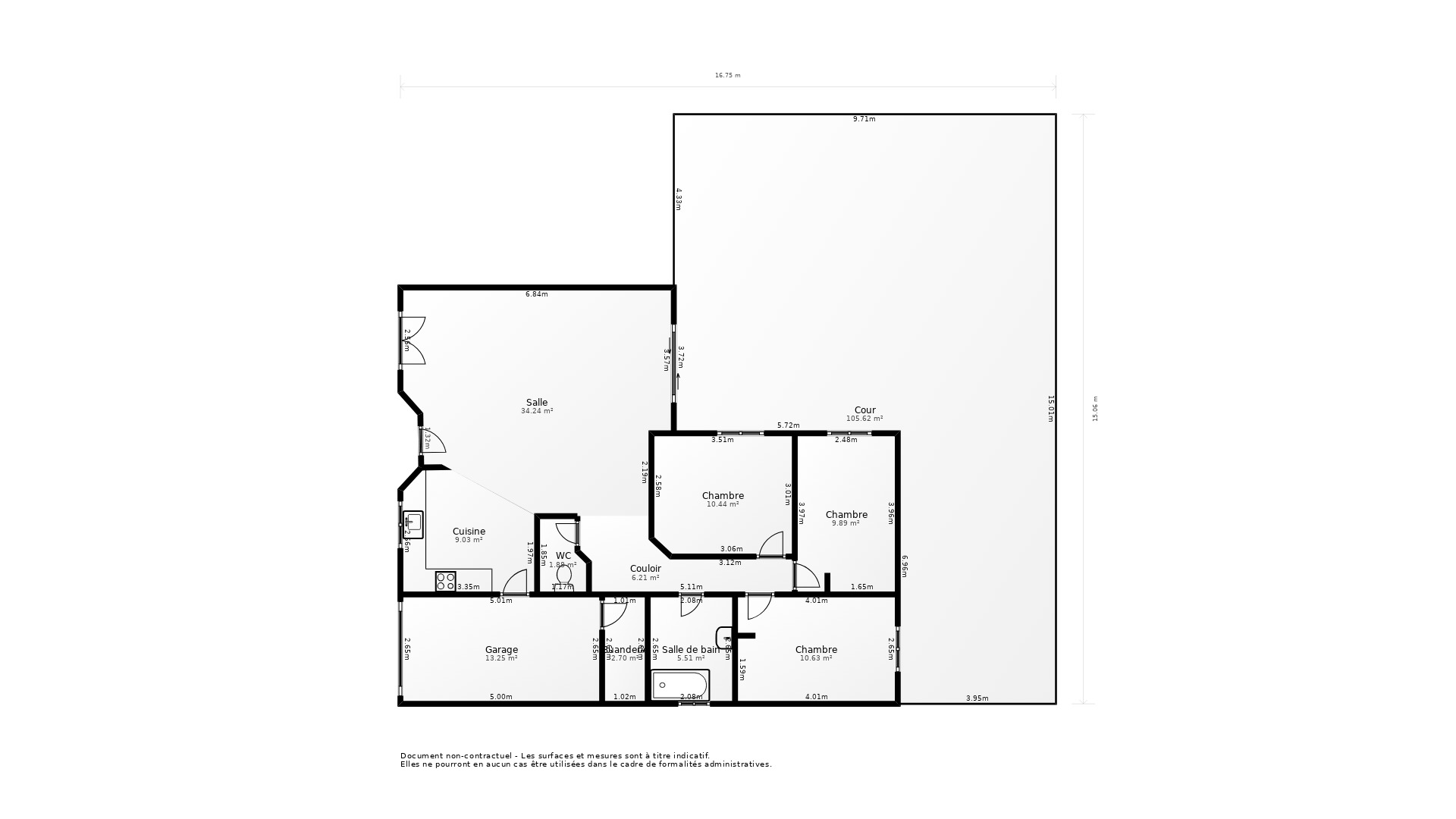 Vente Maison ST GIRONS D AIGUEVIVES - 4 pièces - 96 m² - (33920)
