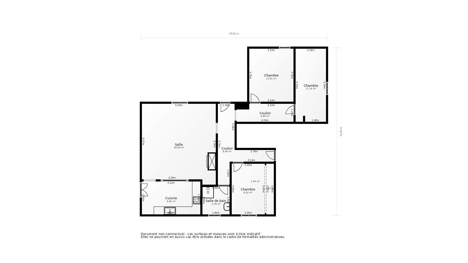 Vente Maison ANGOISSE - 3 pièces - 84 m² - (24270)