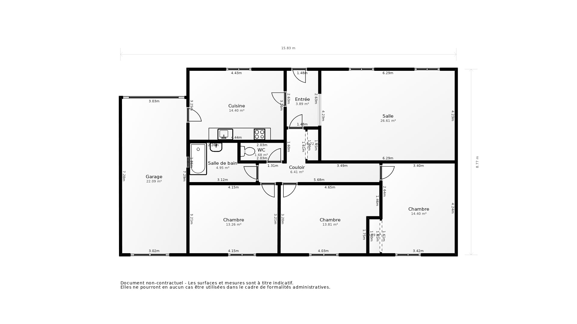 Vente Maison LANDIVISIAU - 5 pièces - 89 m² - (29400)