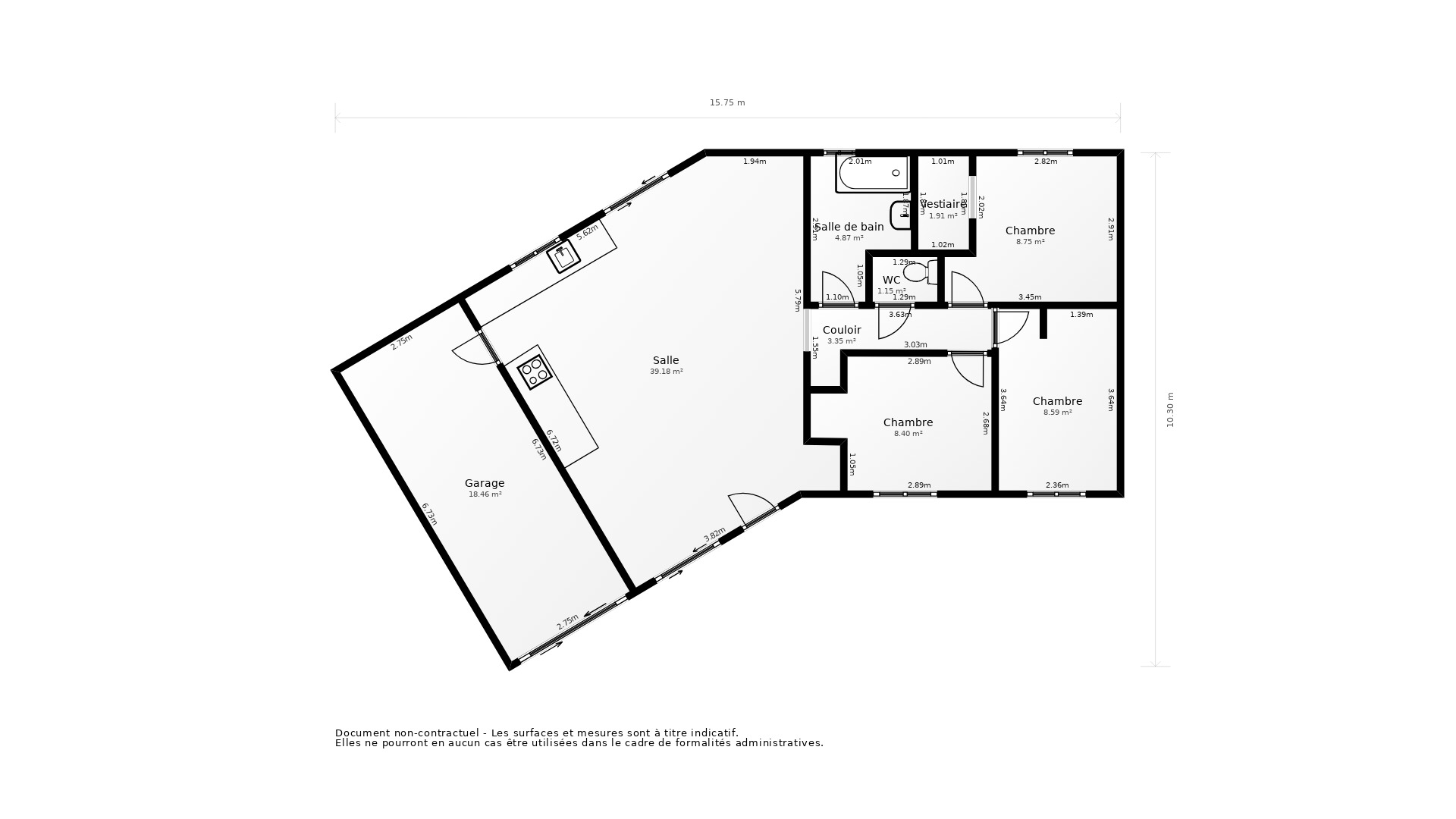 Vente Maison ST SAVIN - 4 pièces - 82 m² - (33920)