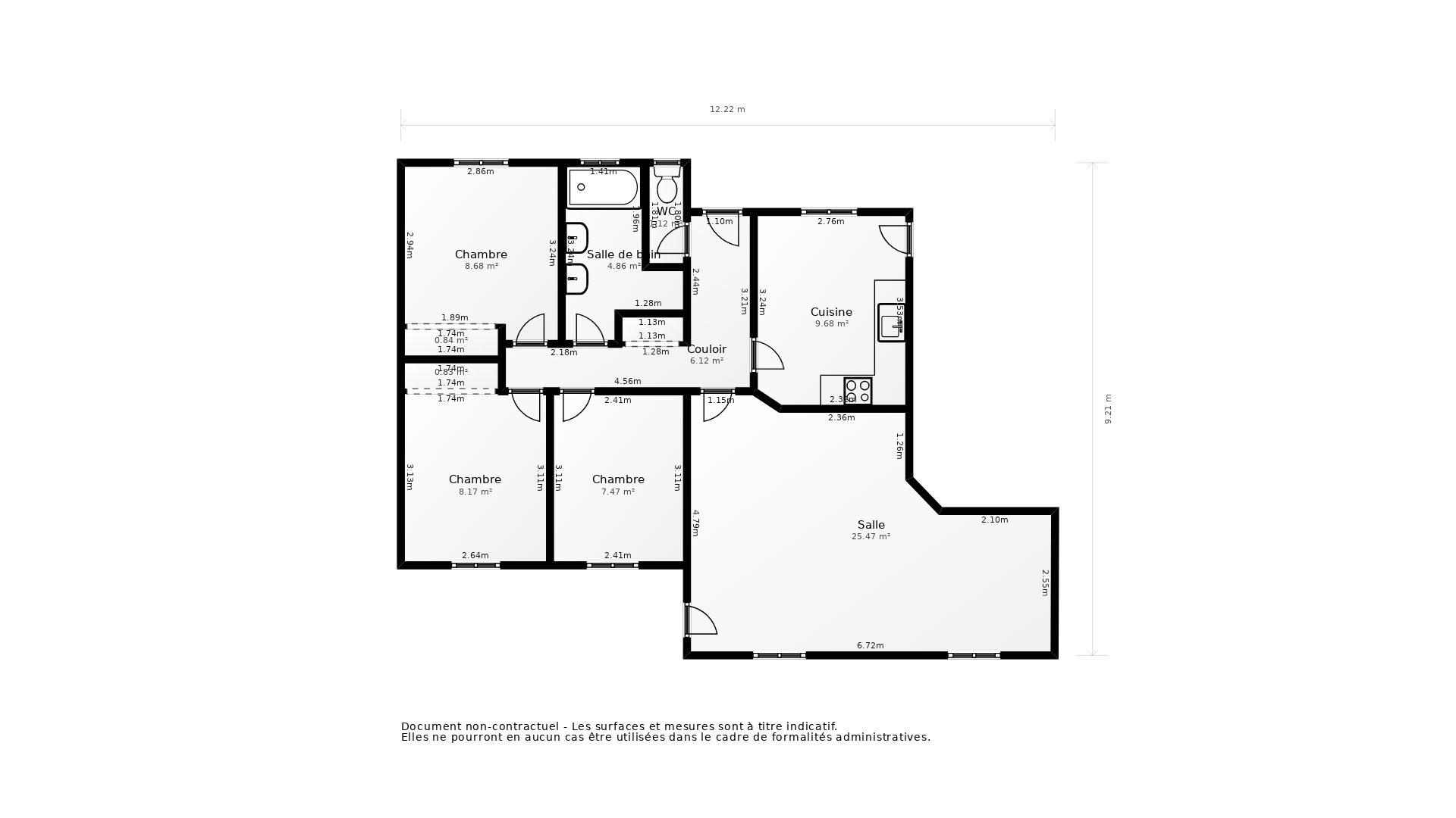 Vente Maison PUYMOYEN - 4 pièces - 86 m² - (16400)