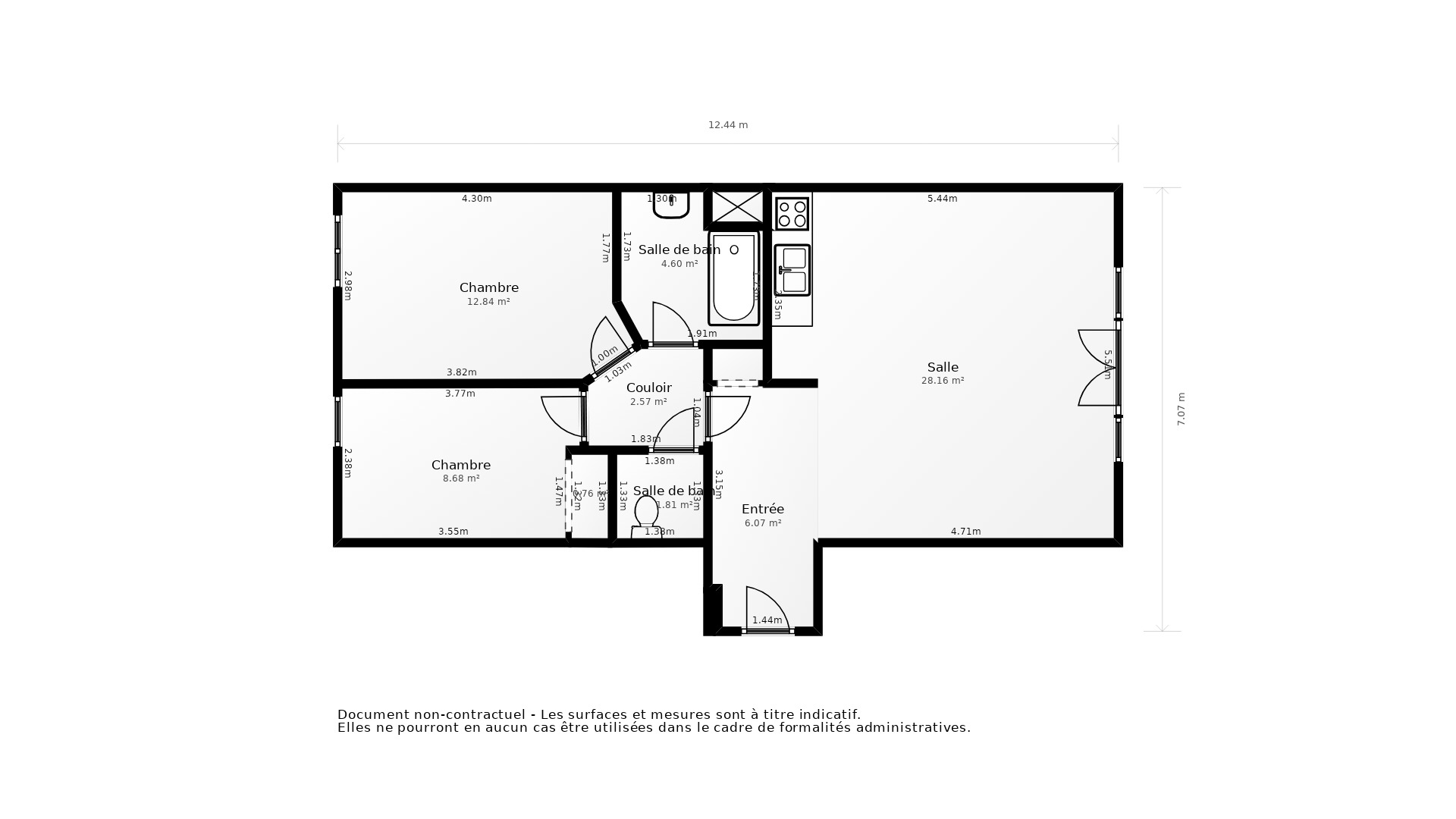 Vente Appartement CARRIERES SOUS POISSY - 3 pièces - 63 m² - (78955)