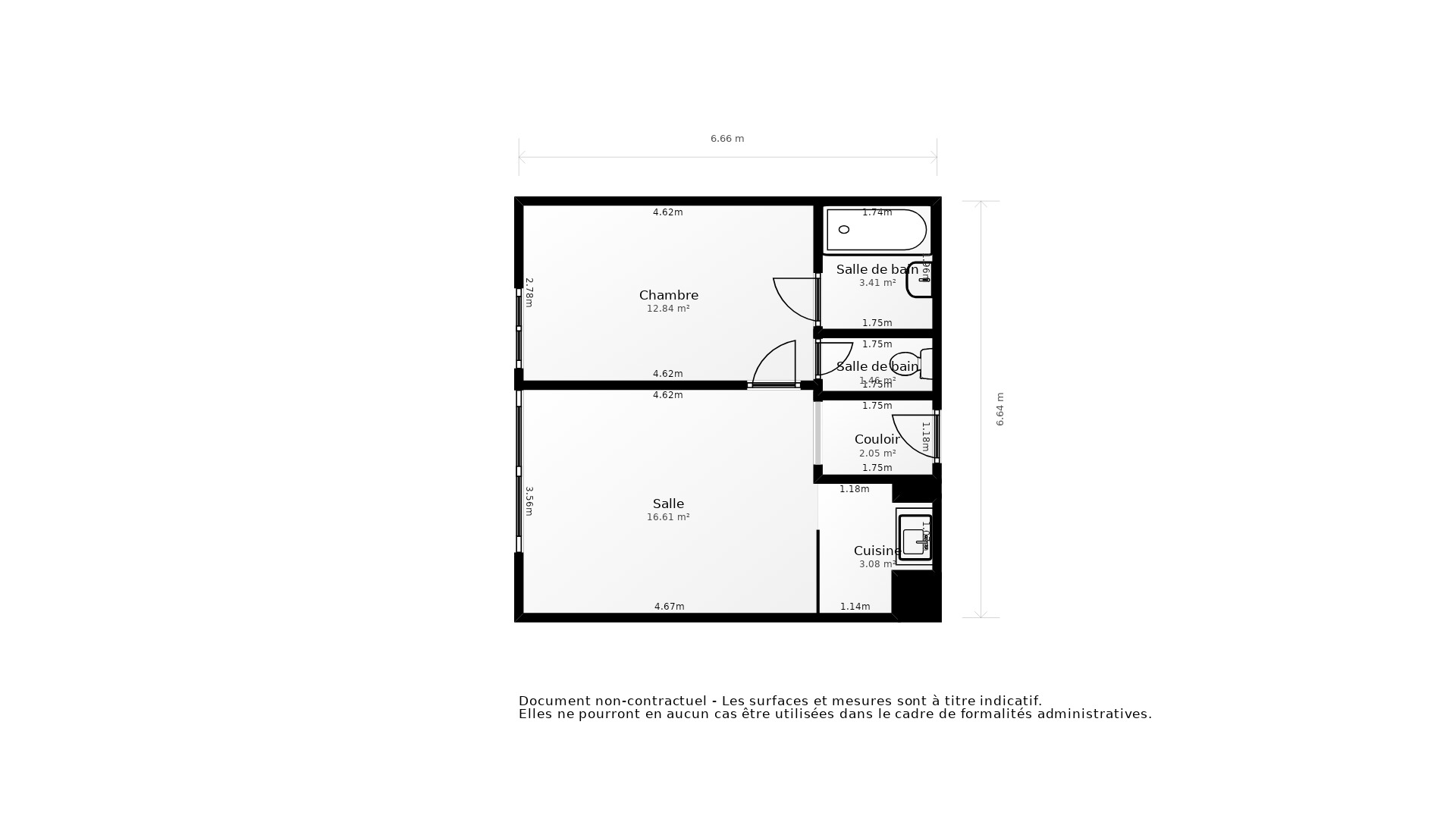 Vente Appartement CARRIERES SOUS POISSY - 2 pièces - 38,2 m² - (78955)