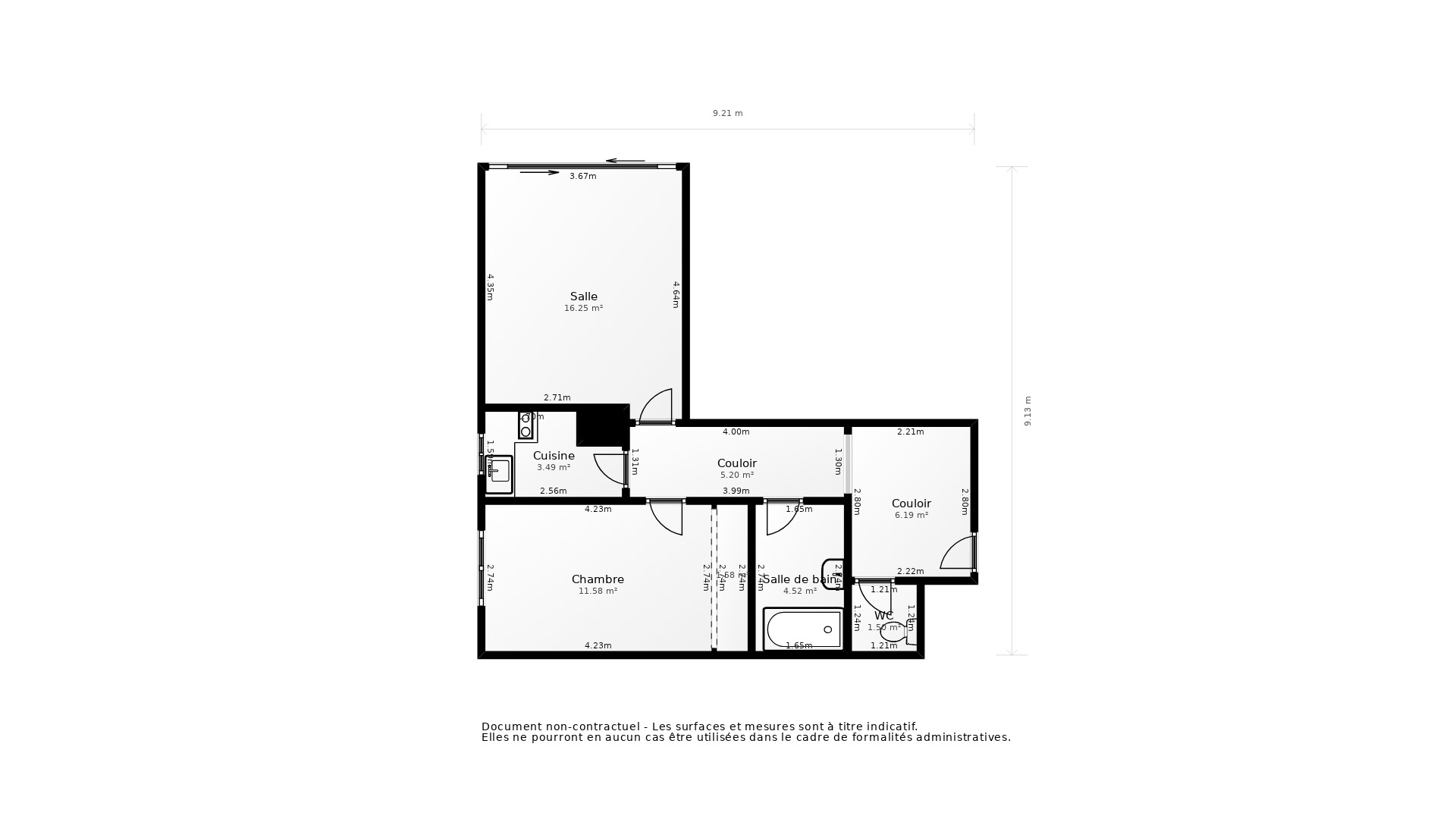 Vente Appartement ROYAN - 2 pièces - 52,5 m² - (17200)