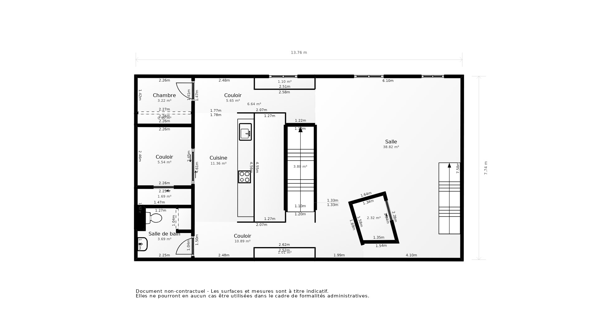 Vente Appartement NIORT - 7 pièces - 229 m² - (79000)