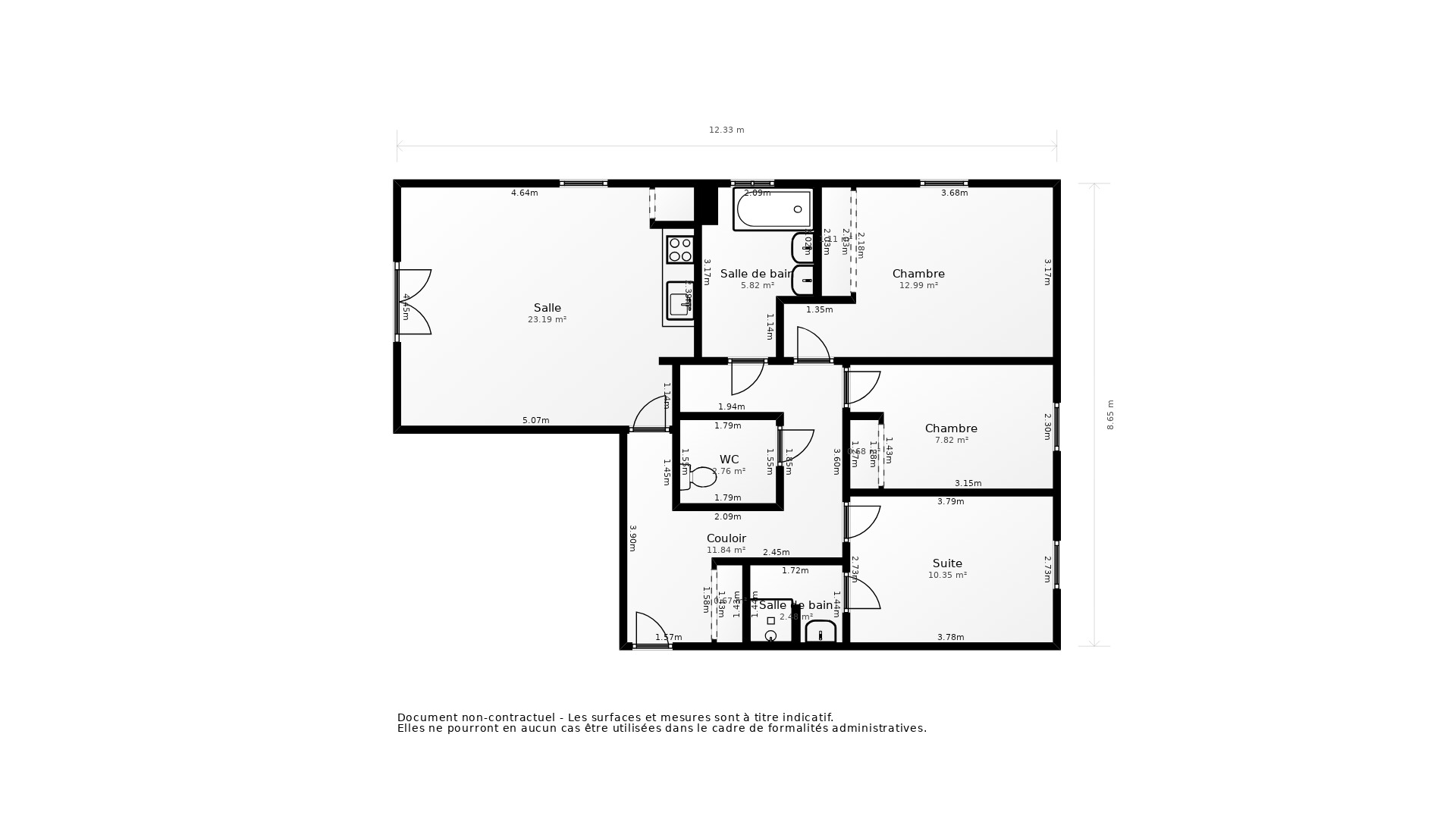 Vente Appartement PAREMPUYRE - 4 pièces - 82 m² - (33290)