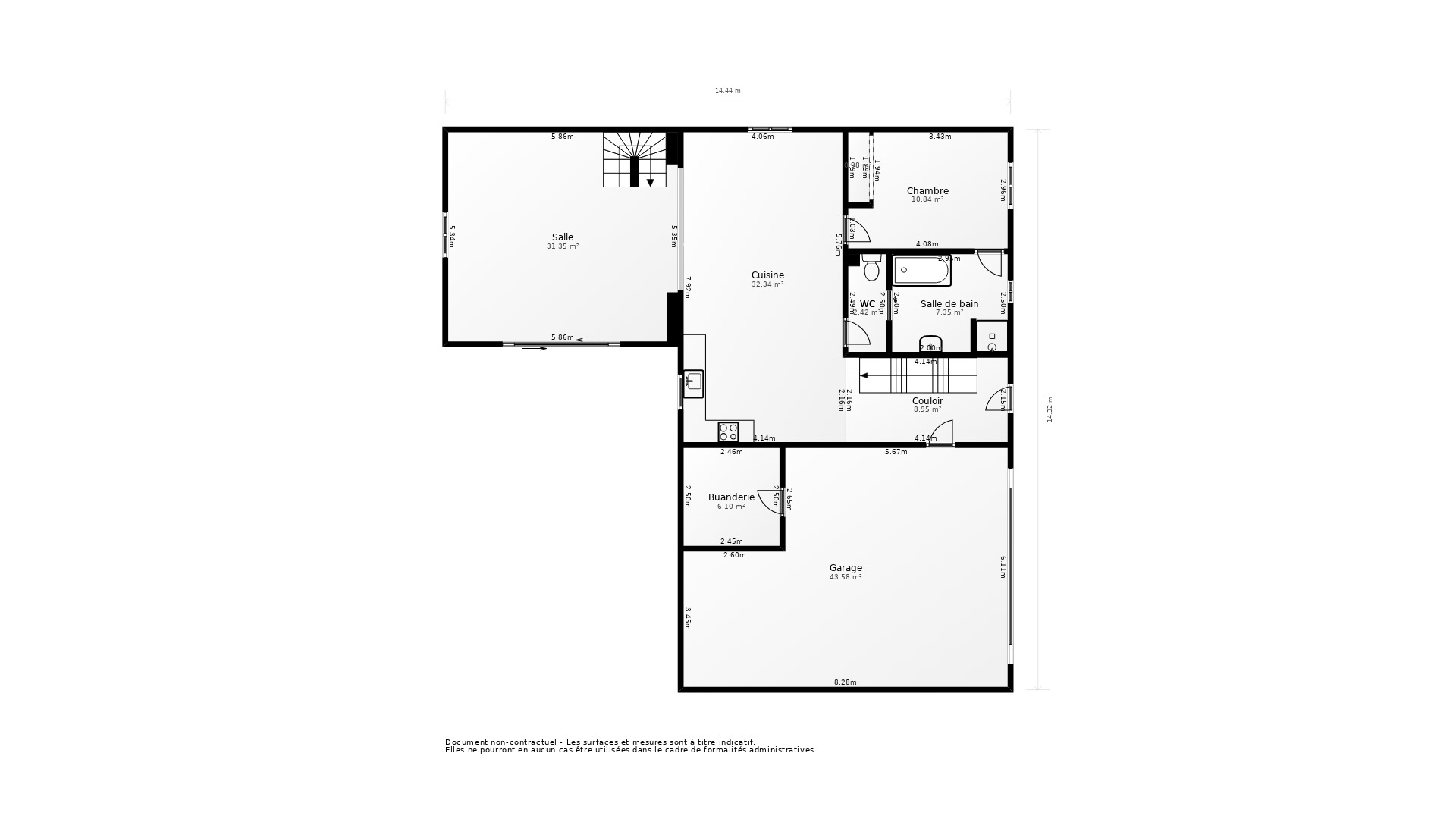Vente Maison CIVRAY DE TOURAINE - 6 pièces - 137 m² - (37150)