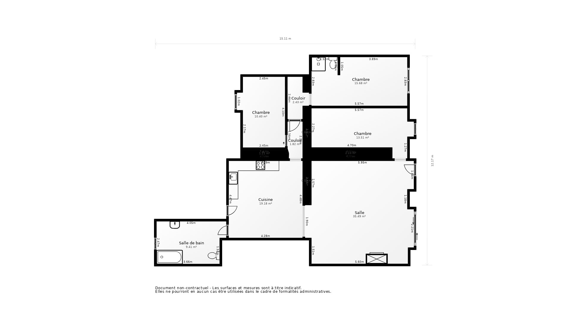 Vente Maison CASTELNAU DE MEDOC - 4 pièces - 97 m² - (33480)