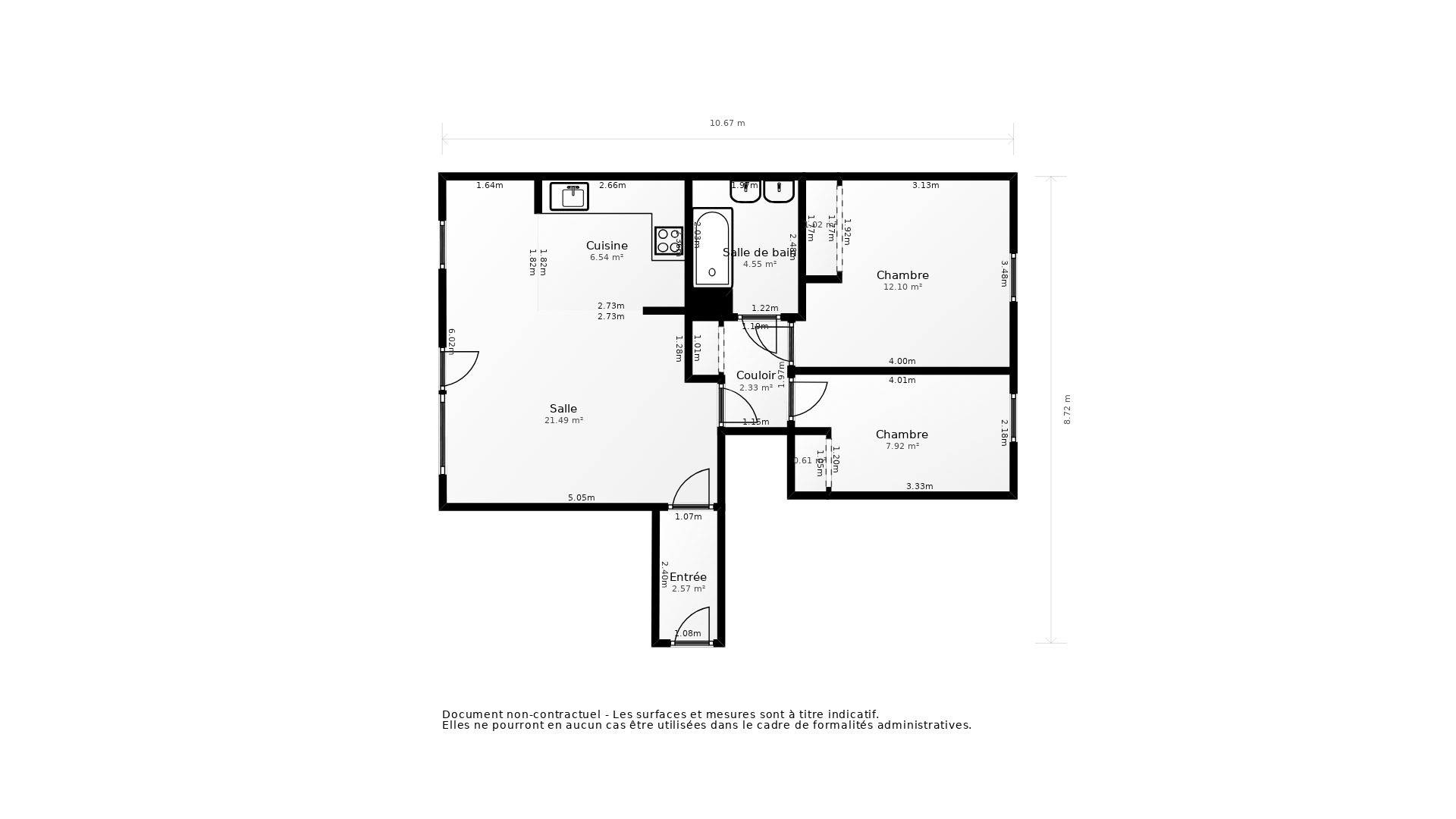 Vente Appartement LORIENT - 3 pièces - 60 m² - (56100)
