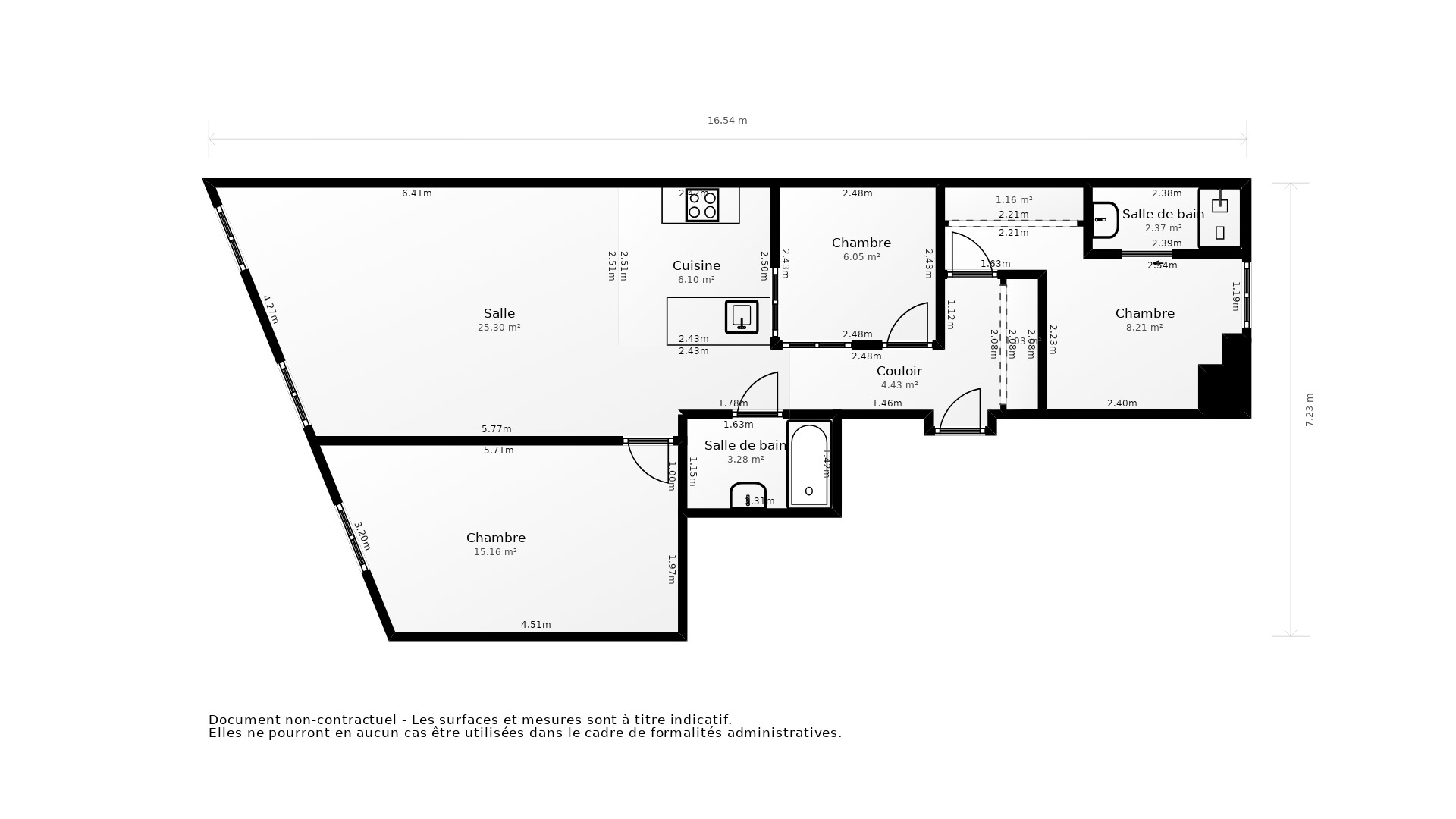 Vente Appartement LYON 07 - 3 pièces - 86,7 m² - (69007)