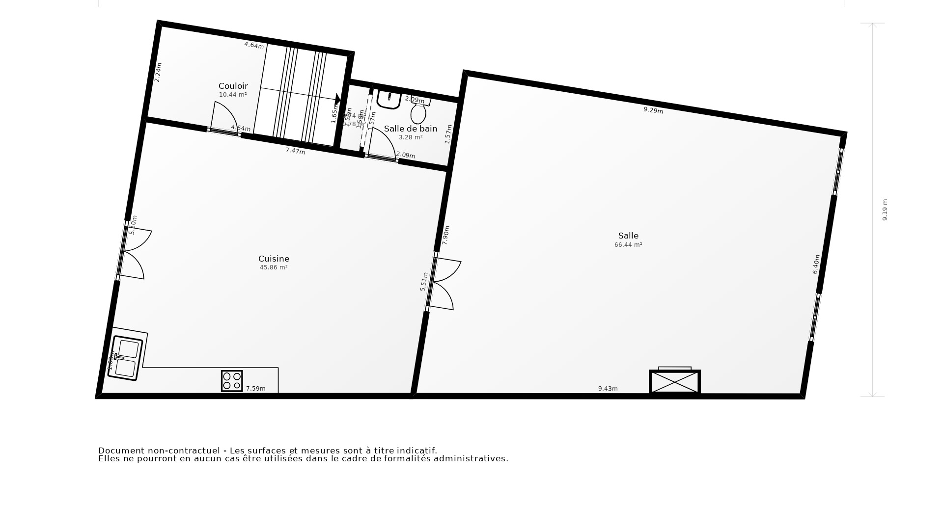 Vente Maison ST DENIS DE PILE - 3 pièces - 146,7 m² - (33910)