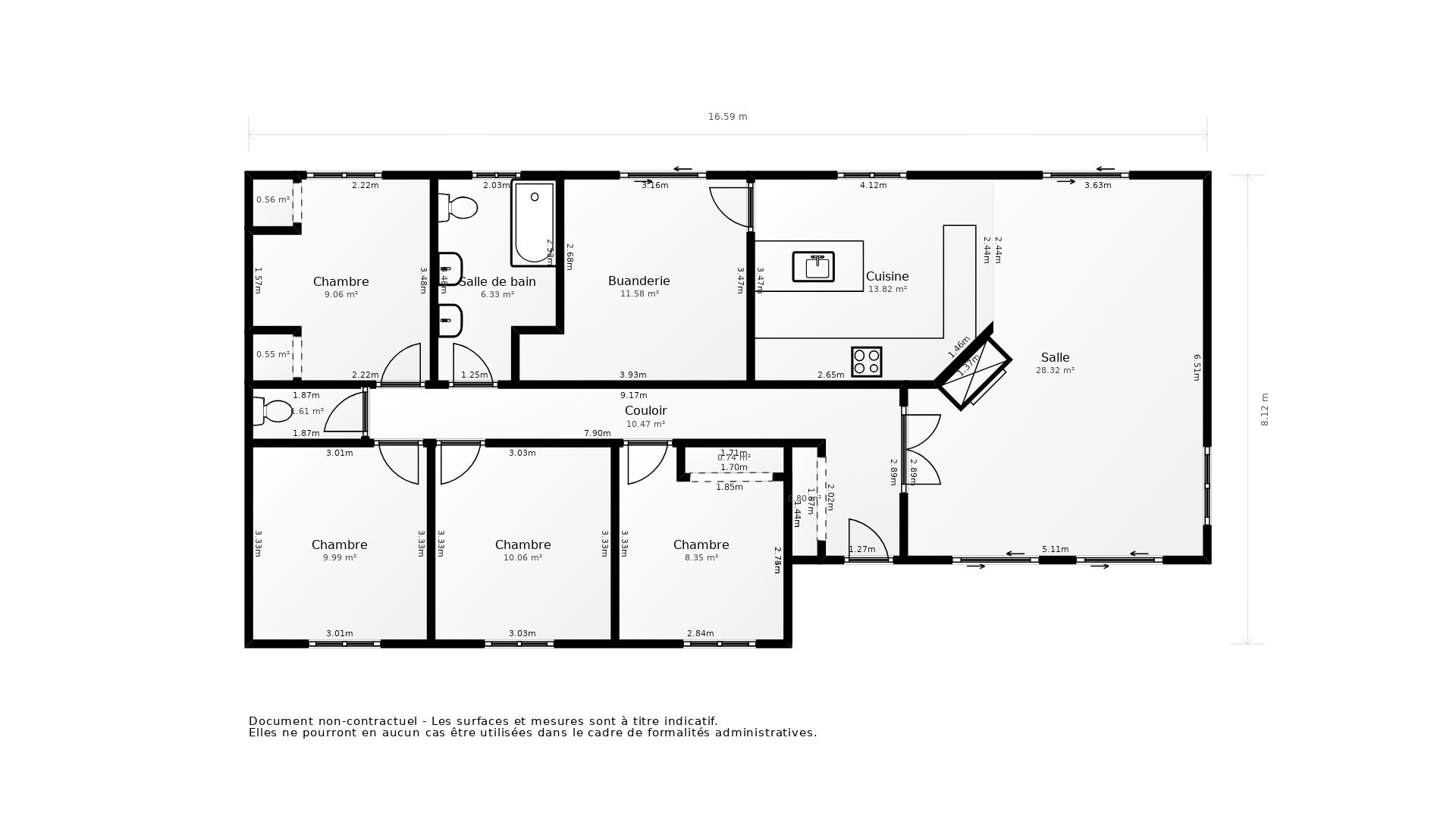 Vente Maison BIOUSSAC - 6 pièces - 110 m² - (16700)