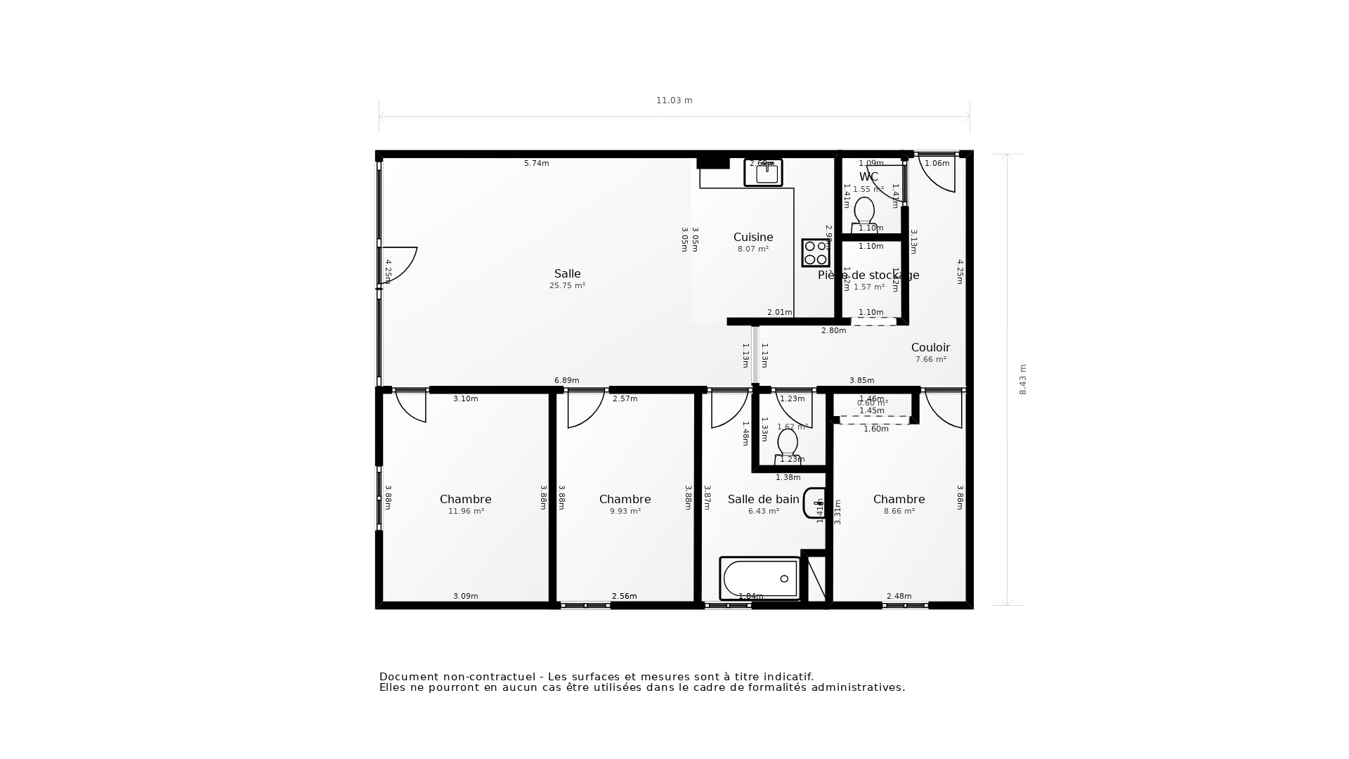 Vente Appartement BAYONNE - 4 pièces - 83 m² - (64100)