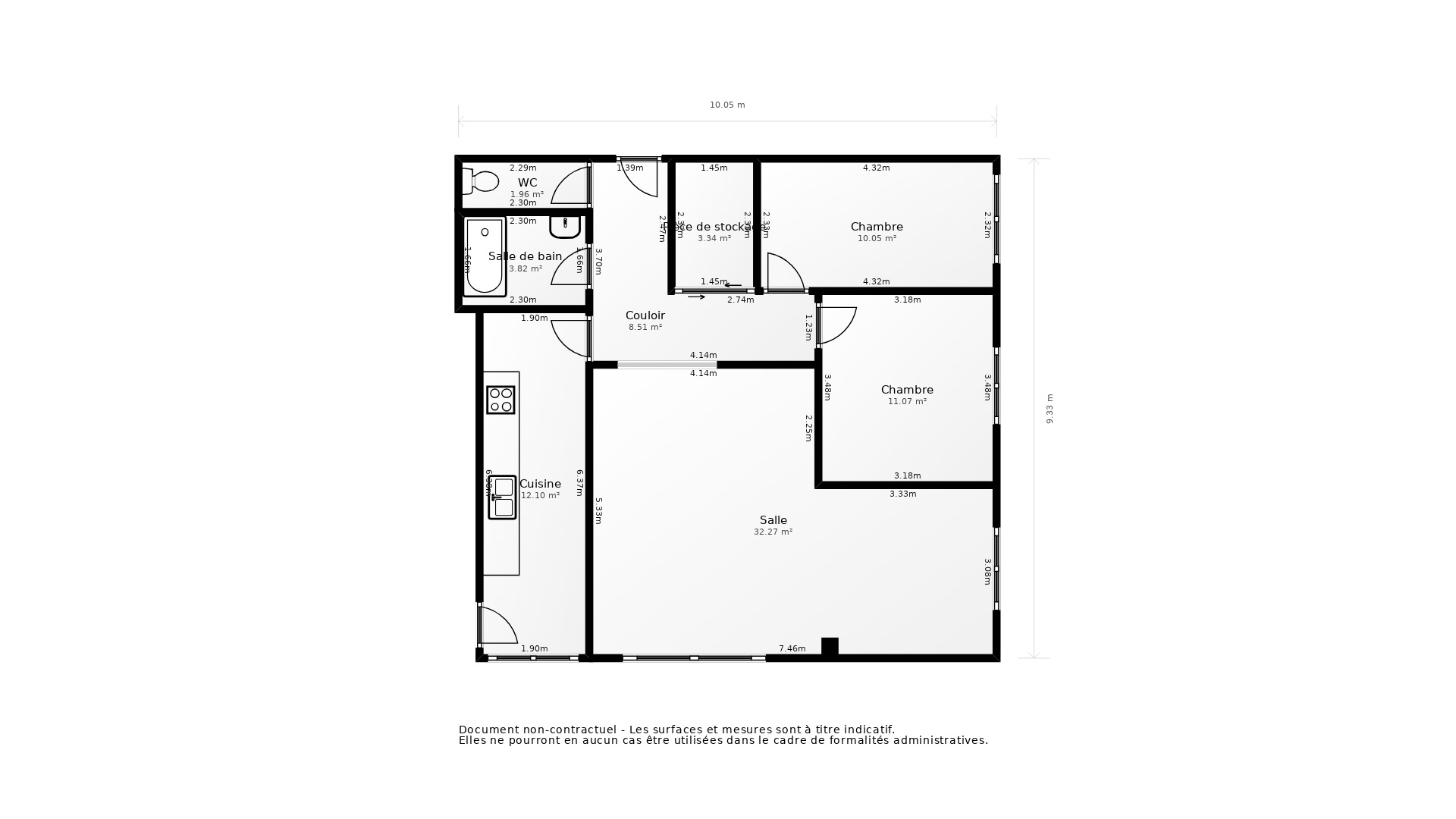 Vente Appartement BAYONNE - 3 pièces - 80 m² - (64100)