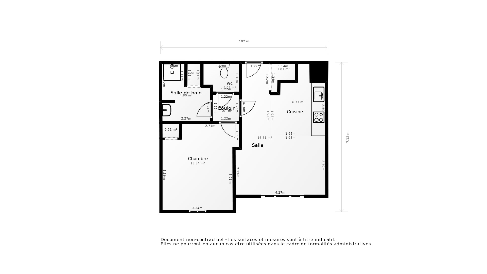Vente Appartement EYSINES - 2 pièces - 43 m² - (33320)